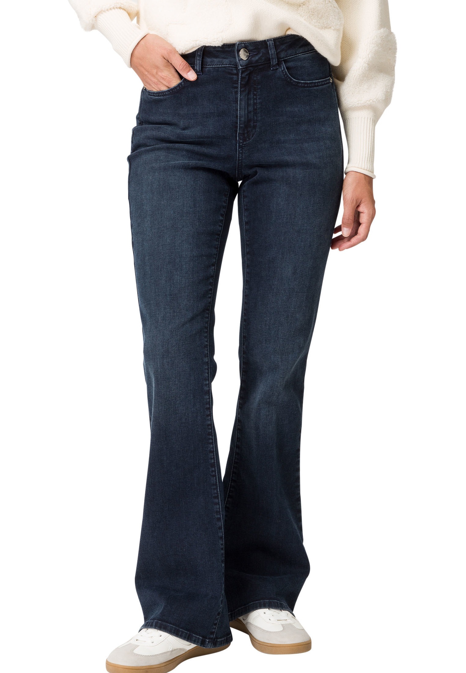 Slim-fit-Jeans »zero Jeans Style FLORENCE Bootcut 32 Inch«