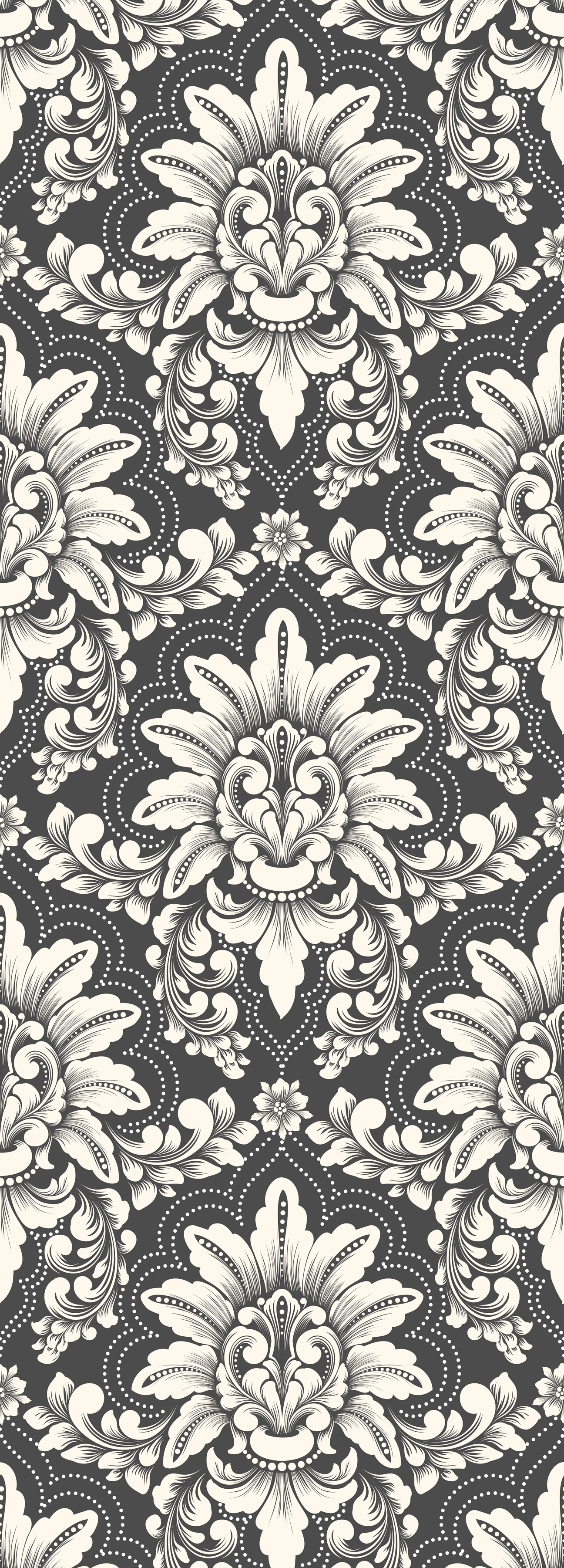 QUEENCE Vinyltapete "Ditte", B/L: 0,9mm x 2,5mm, Rollen:, weiß, Tapeten, 90x250cm, selbstklebend, kinderleichte Anbringung,, Sticker