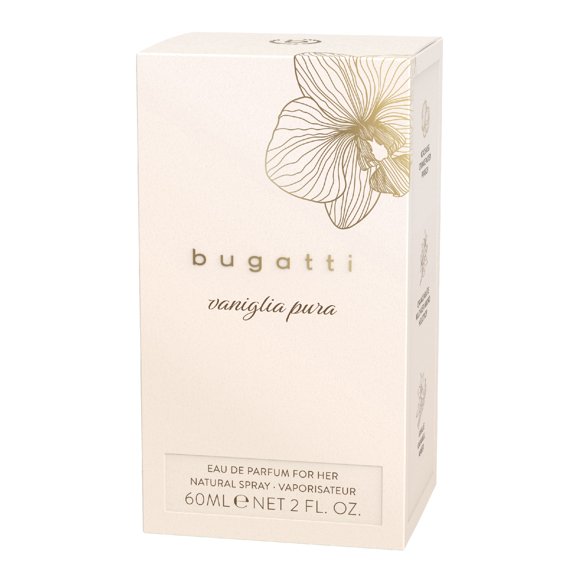 bugatti Eau de Parfum »vaniglia pura« mit 60 ml Inhalt, flüssig