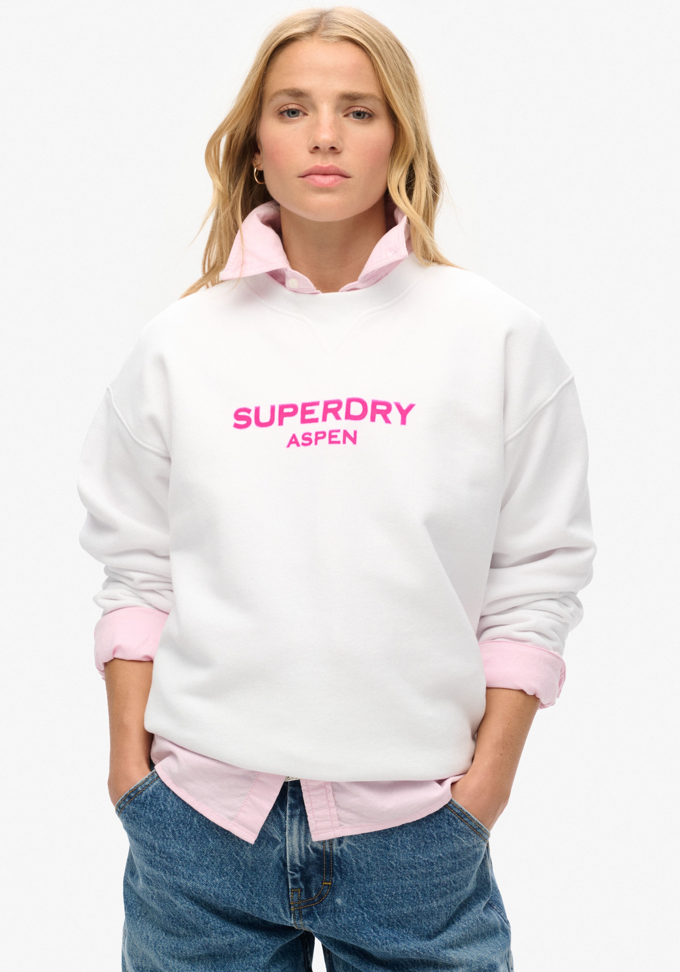 Superdry Sweatshirt "SPORT LUXE LOOSE CREW SWEAT" günstig online kaufen