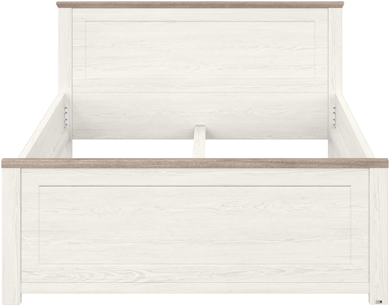 Thumbnail - set one by Musterring Einzelbett "York Schlafen" 1 Stk. tlg. Liegefläche 140 x 200 cm, weiß/Eiche Nelson oder grau/Artis...