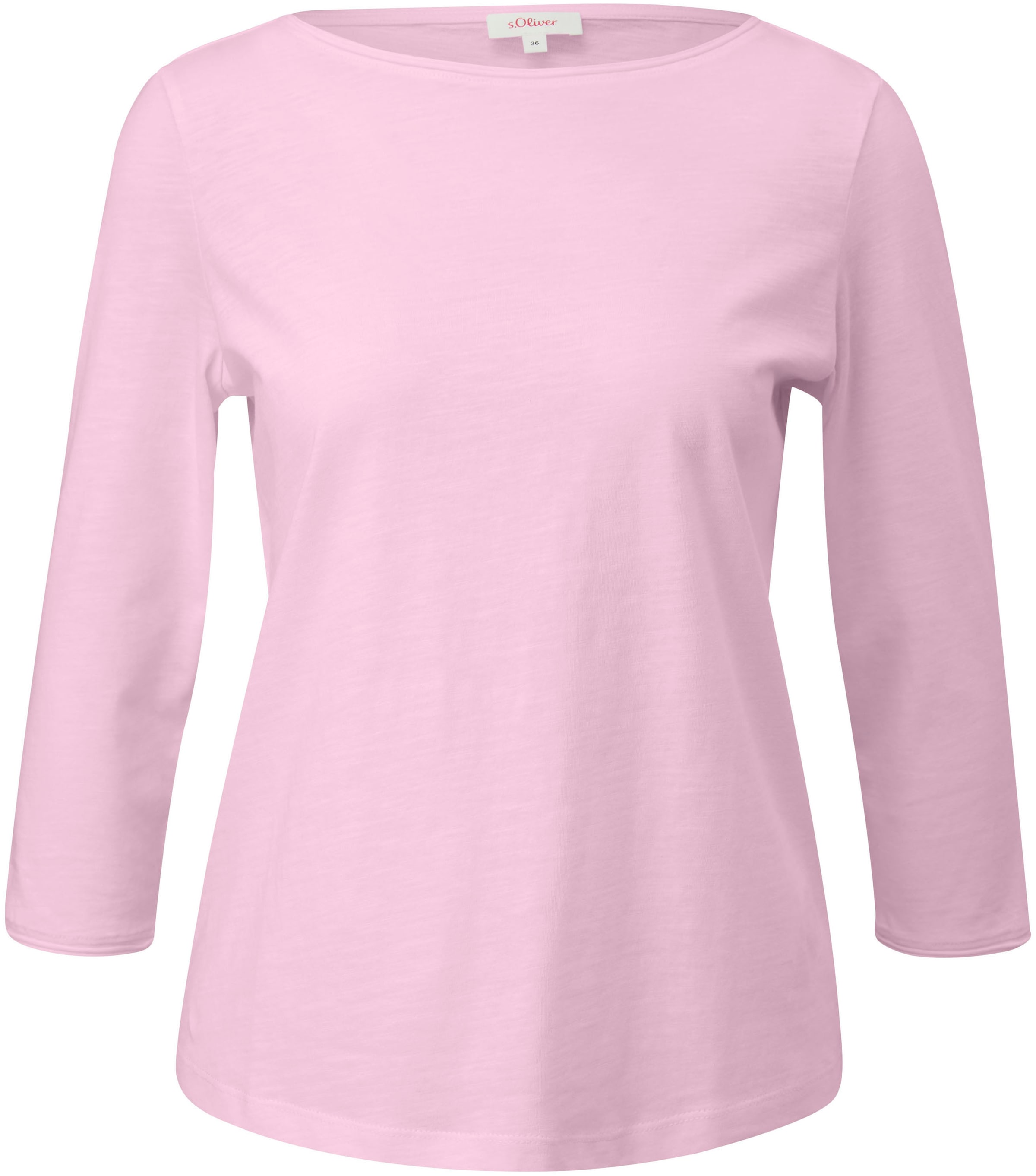 s.Oliver Langarmshirt aus Flammgarn günstig online kaufen