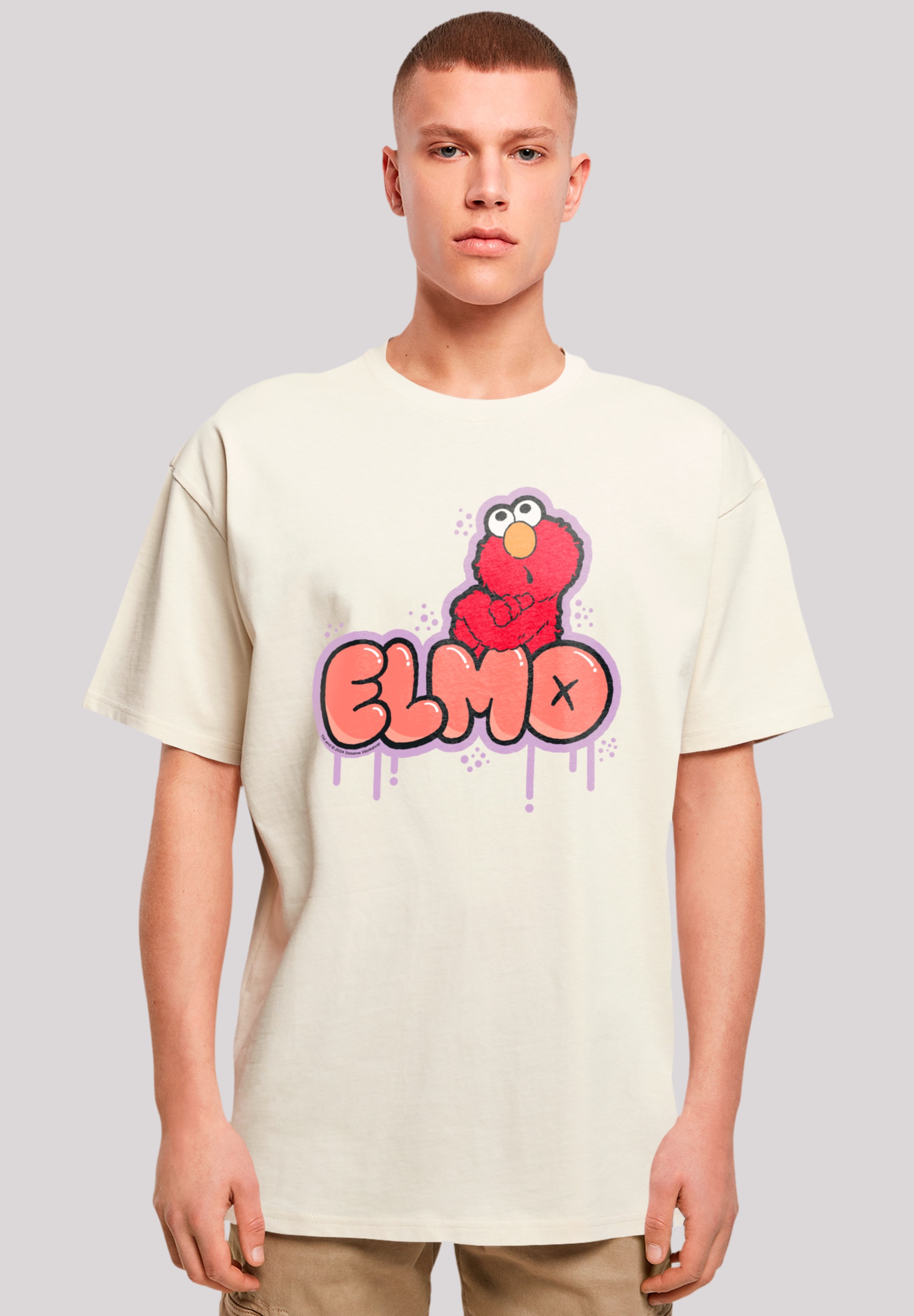 T-Shirt »Sesamstraße Elmo NO«, Premium Qualität, Weihnachts-Kollection