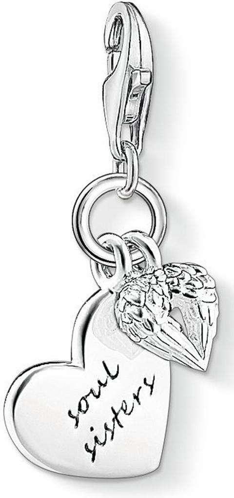 THOMAS SABO Charm-Einhänger »Charm-Anhänger SOUL SISTERS« mit imit. Türkis, Zirkonia (synth.)