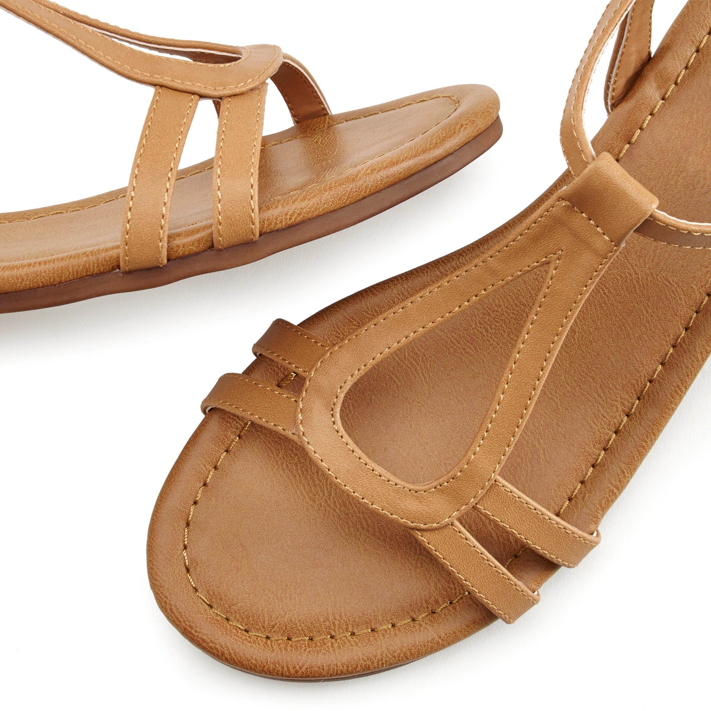 Vivance Sandals Women's Camel Size 35 3