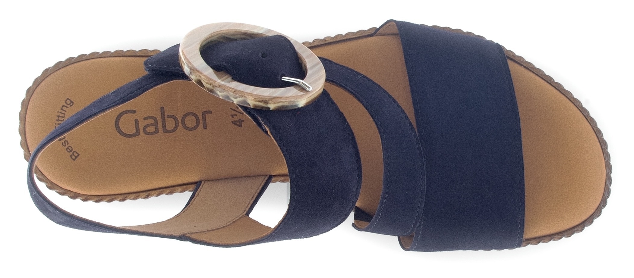 Gabor Keilsandalette, Sommerschuh, Riemchensandale mit Best Fitting-Ausstattung
