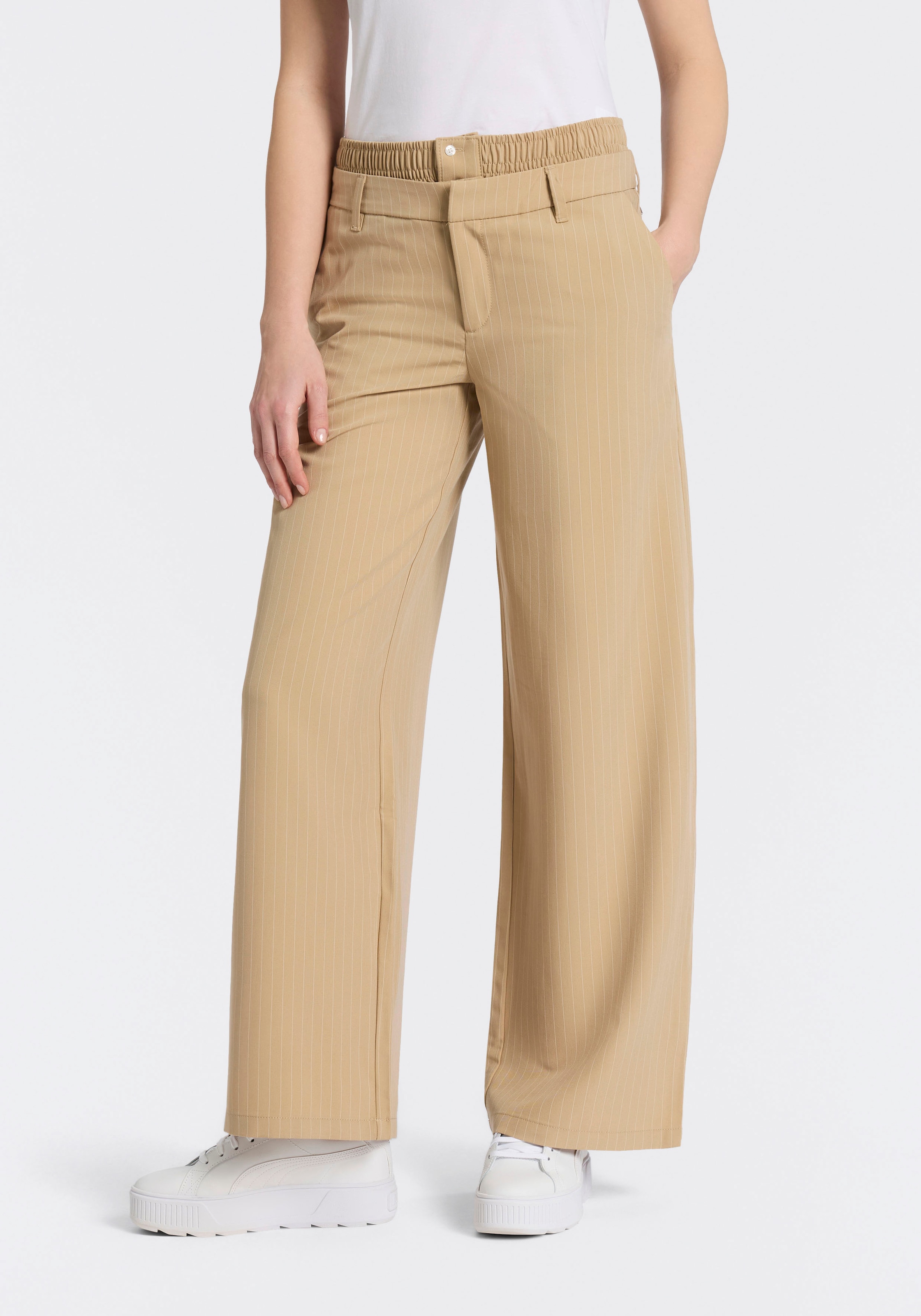 HUGO Blue Anzughose "Hindani" mit doppeltem Bund, Relaxed Fit günstig online kaufen