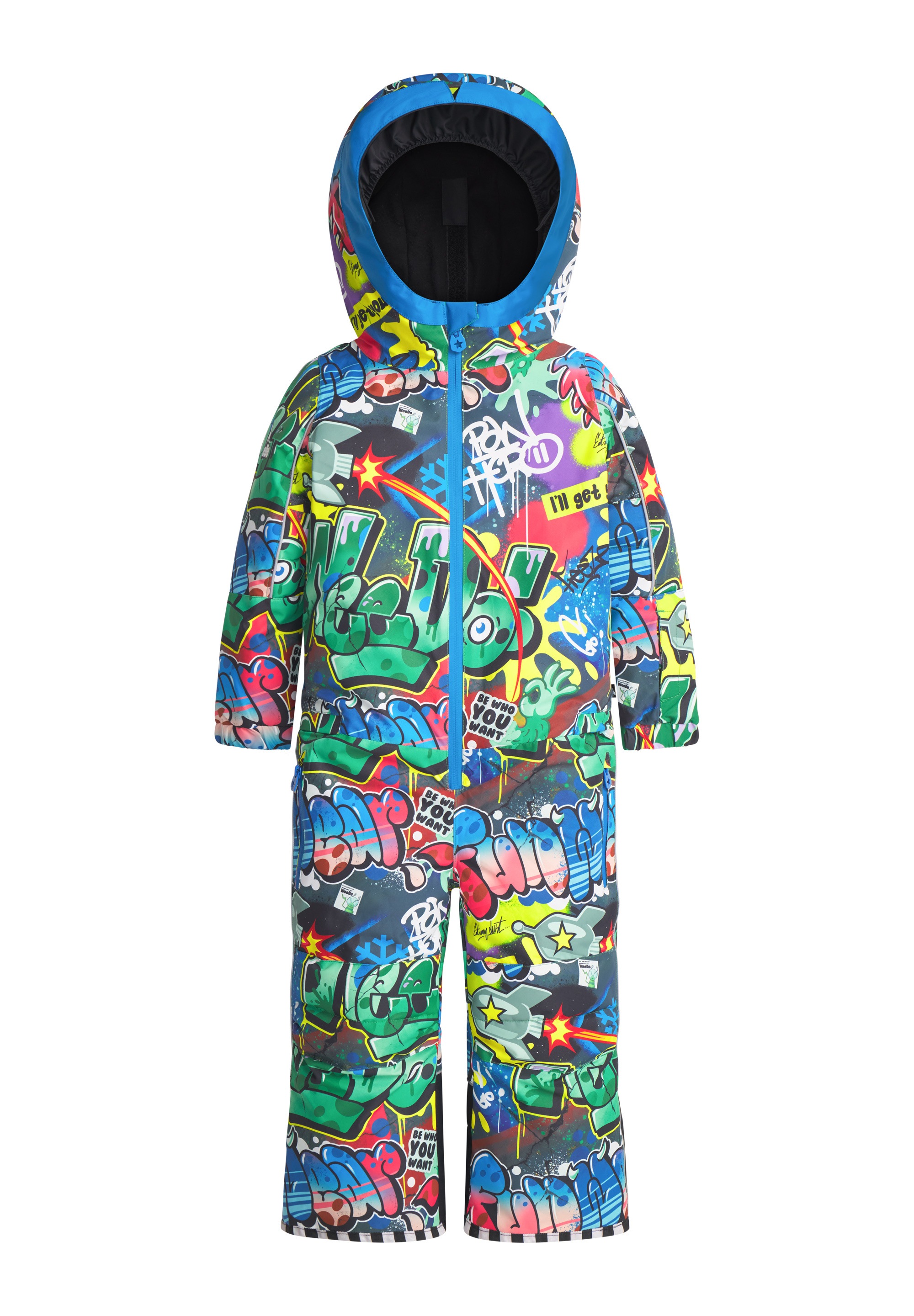 WeeDo Schneeoverall »COSMO SPRAYPRINT«, Mitwachsender Schneeanzug