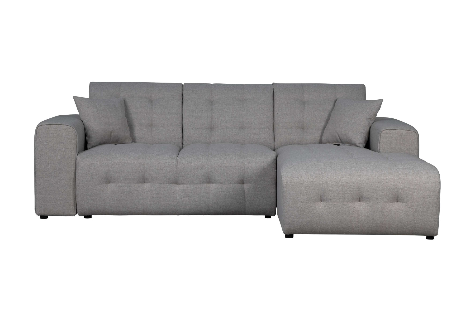 Home affaire Ecksofa »Nosia L-Form« incl. 2 Zierkissen, mit feiner Steppung