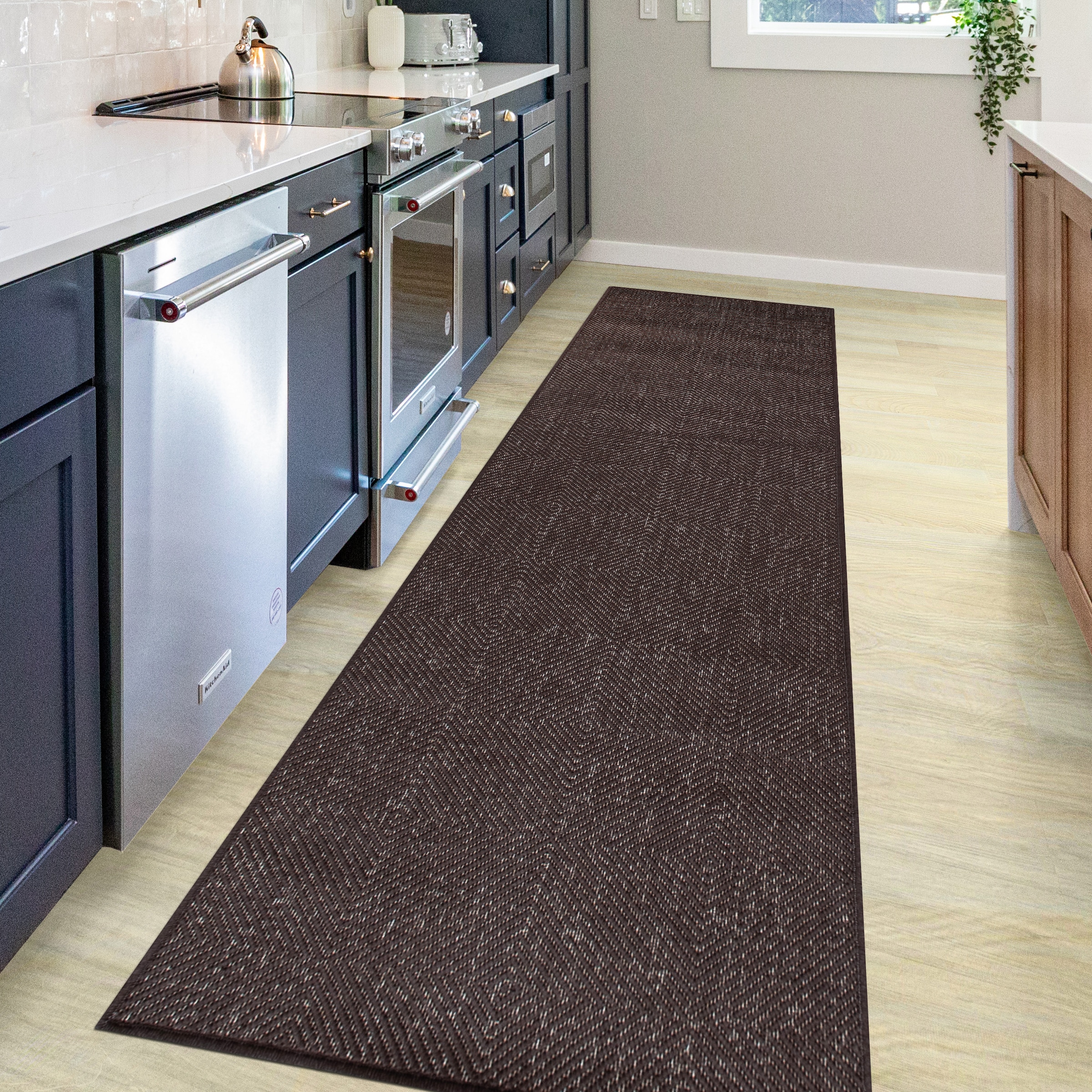 my home Teppich "Anna, auch als Läufer erhältlich" rechteckig 3 mm Höhe In- günstig online kaufen