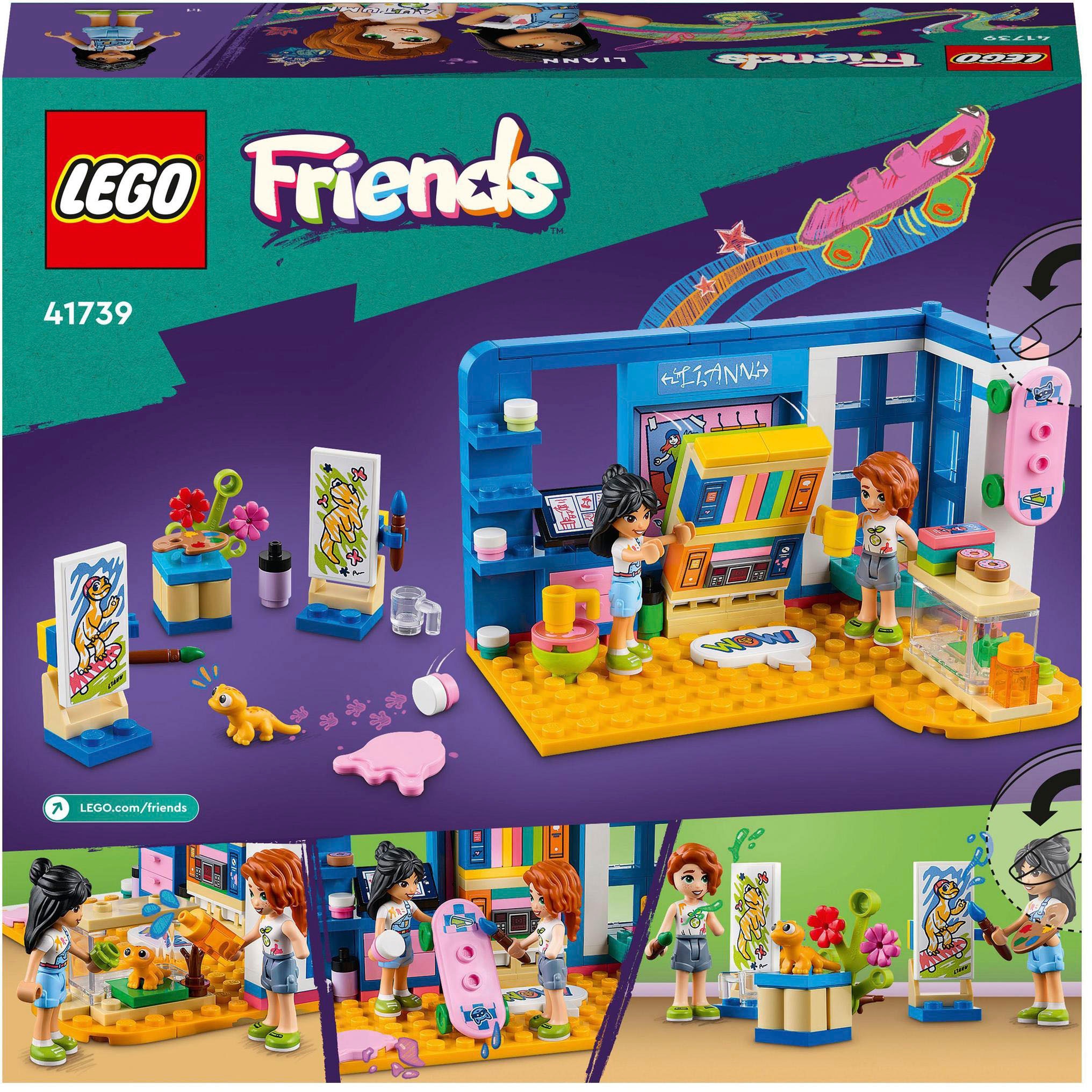 LEGO® Konstruktionsspielsteine »Lianns Zimmer (41739), LEGO® Friends«, (204 St.), Made in Europe
