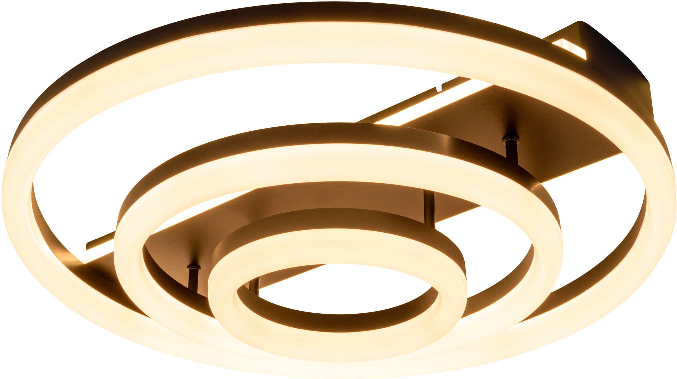 näve LED Deckenleuchte »CIRCULO«, Dimmbar; CCT-Farbwechsler; Memoryfunktion; Nachtlichtfunktion