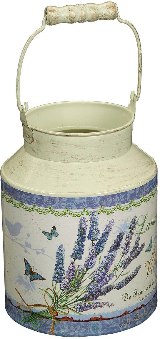 Ambiente Haus Dekovase "Lavendel - Milchkanne" günstig online kaufen