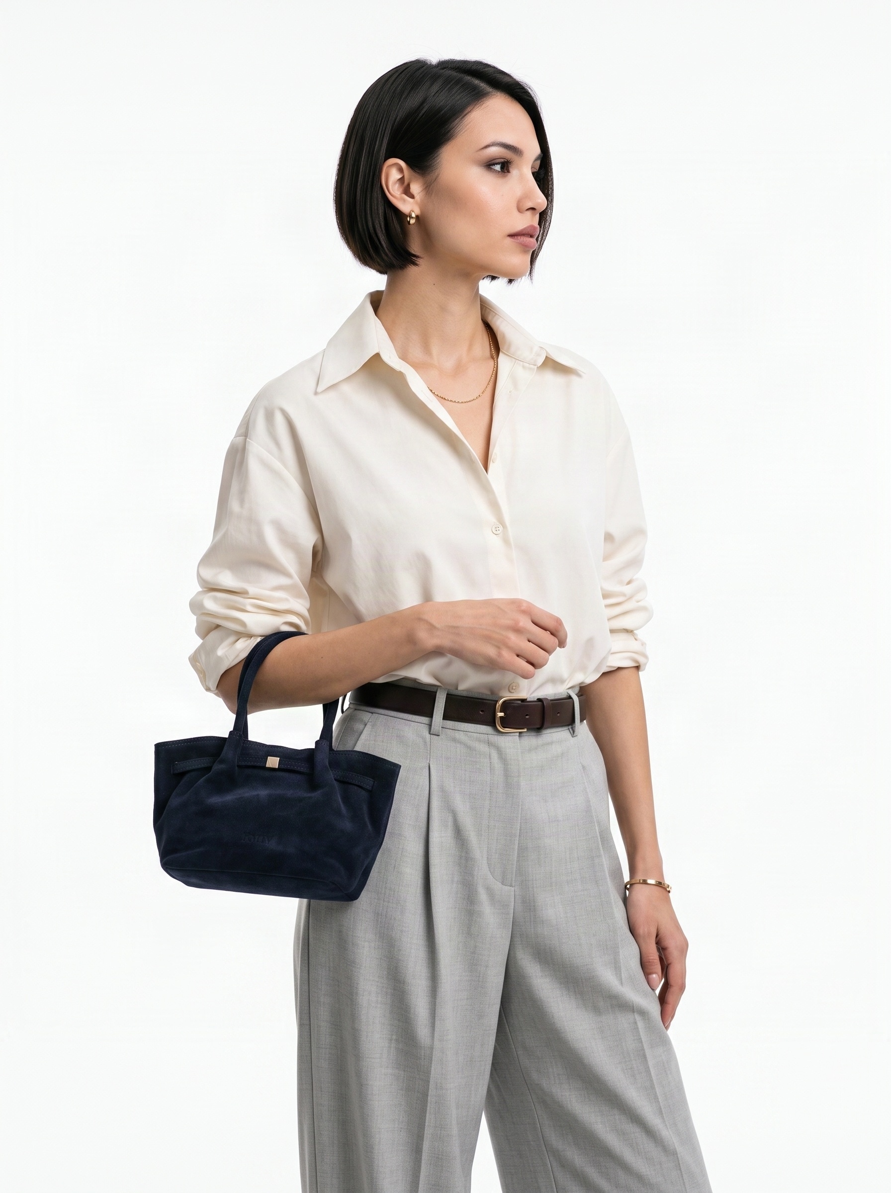 forty° Henkeltasche »Marvezza - S« echt Leder, Made in Italy