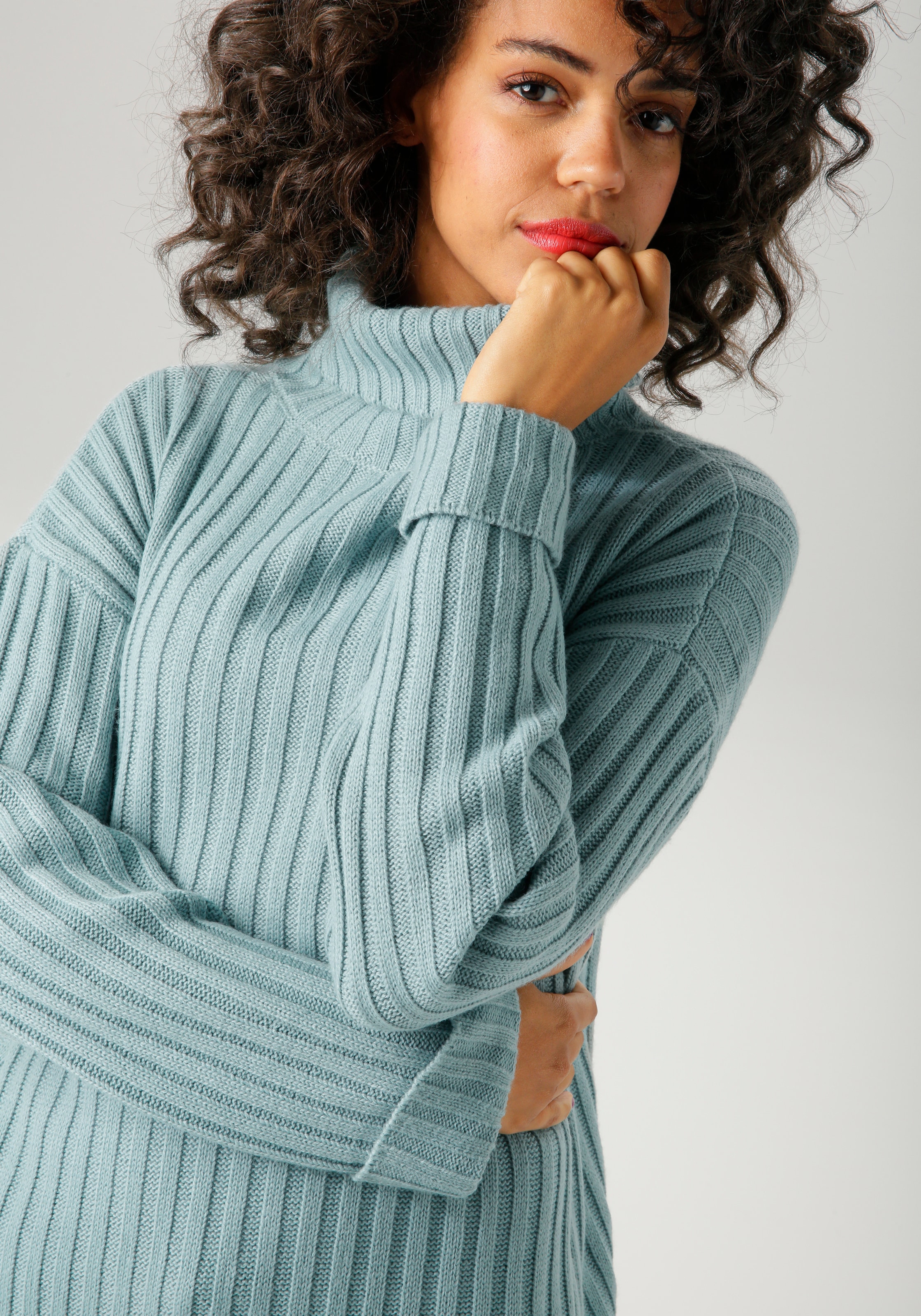 Aniston CASUAL Strickpullover, in Streifen-Optik - NEUE KOLLEKTION