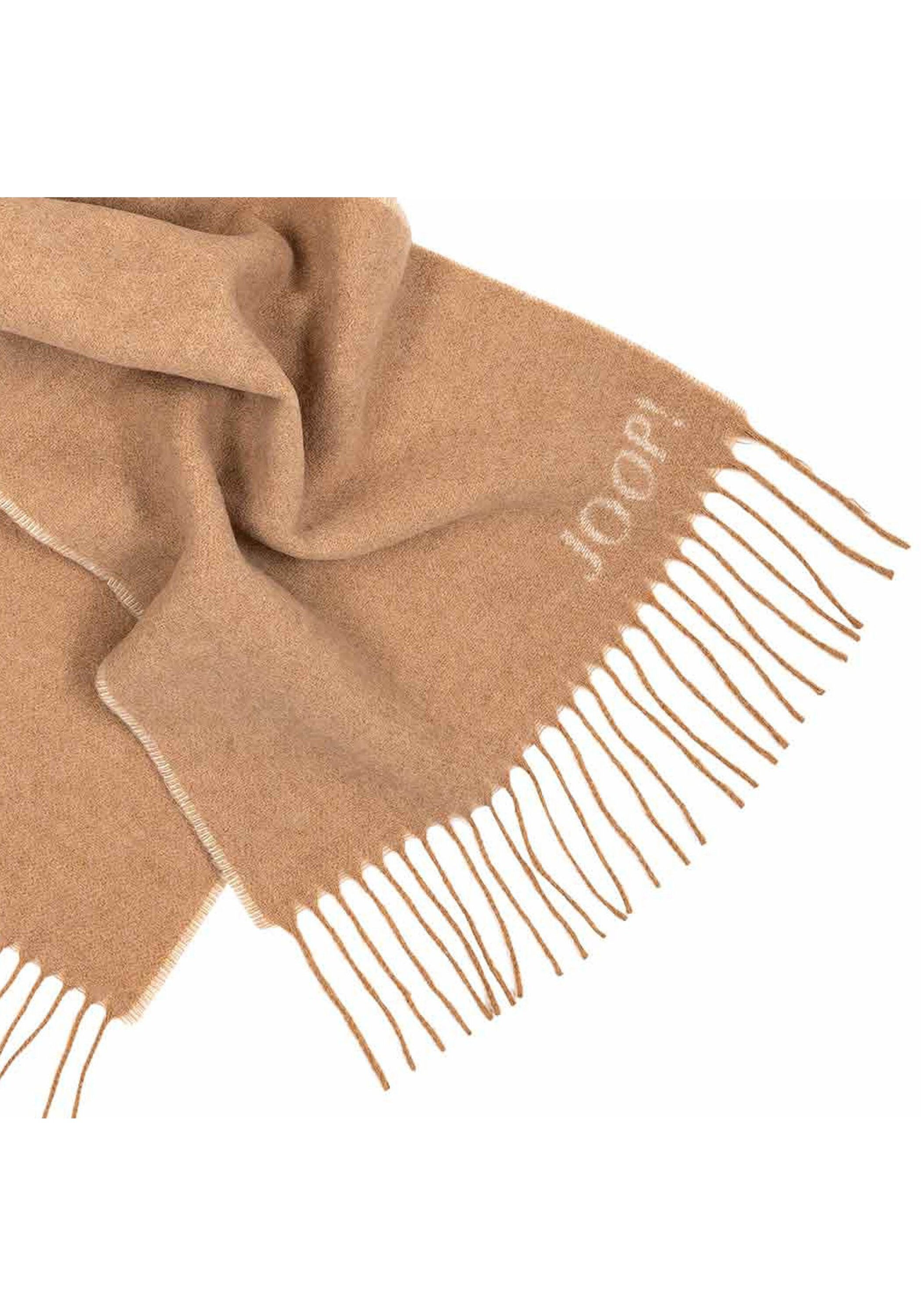 Joop! Schal JOOP "Schal 17 JSC-04Larsen 10014536", Damen, beige, Obermaterial: 50% Wolle WO. 37% Baumwolle CO. 13% Polyamid PA., Modetücher Schal 2