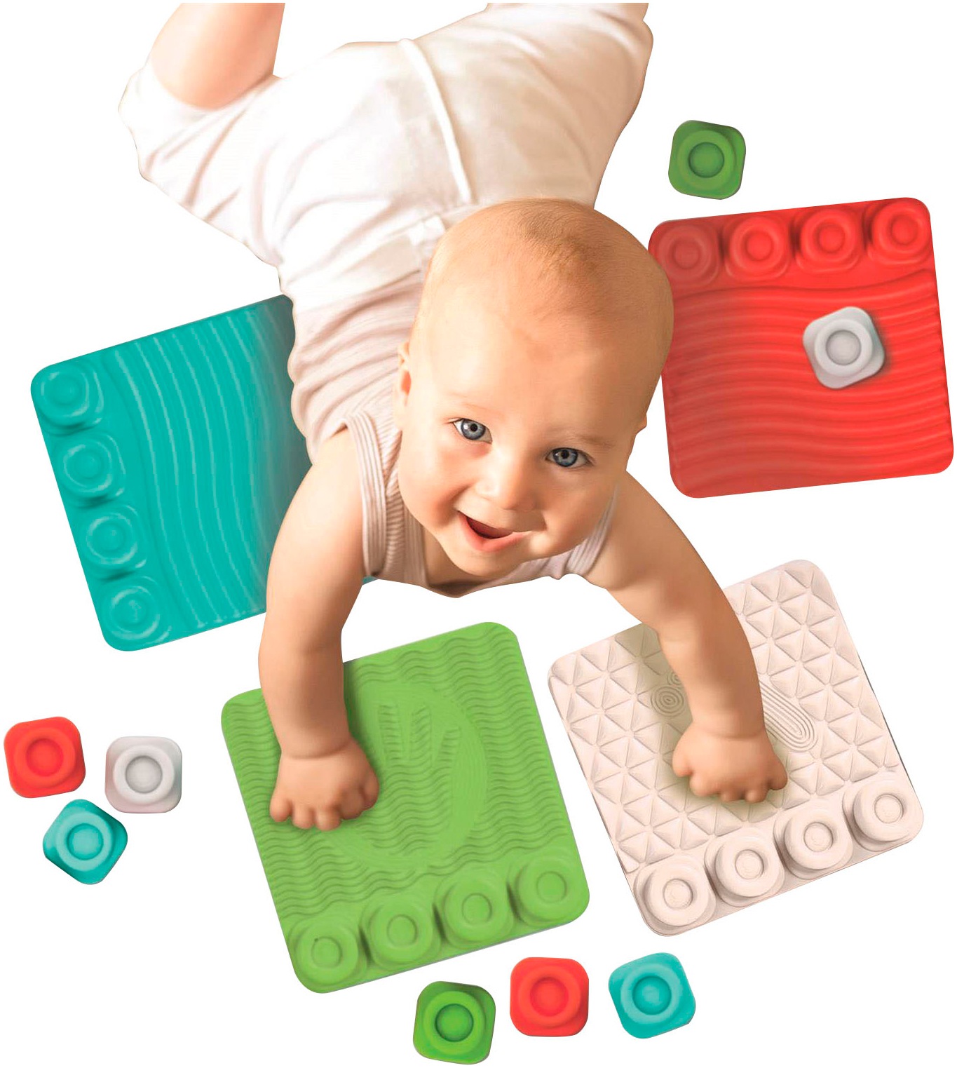 Clementoni® Spielbausteine »Clemmy Soft, Sensorische Spielmatten«