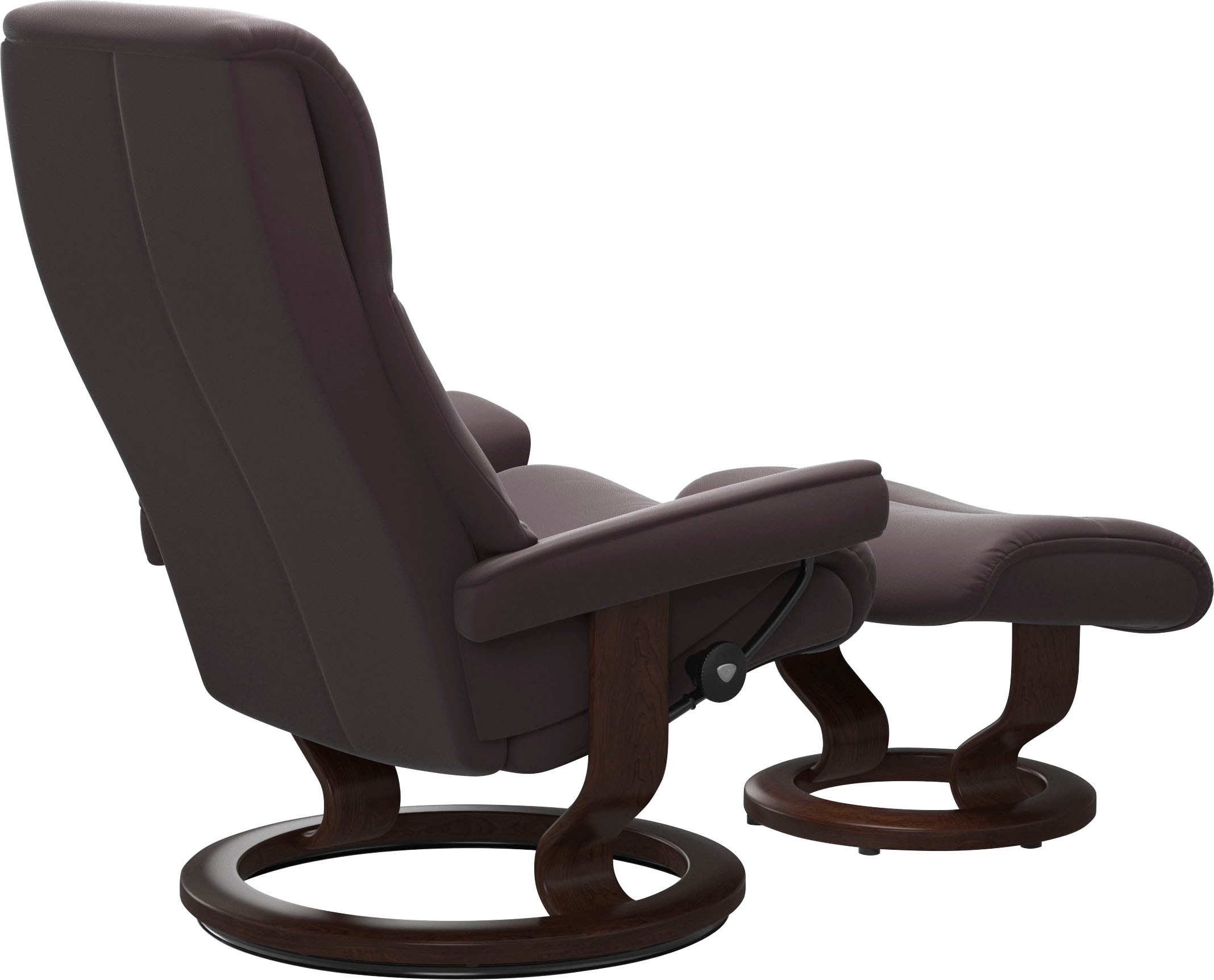 Thumbnail - Stressless Fußhocker "View", mit Classic Base,Gestell Braun
