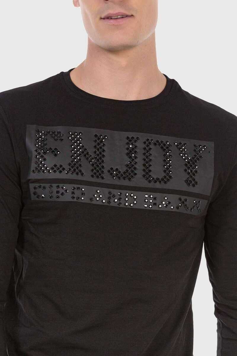 Cipo & Baxx T-Shirt »Sweatshirts«, im unifarbenen Look