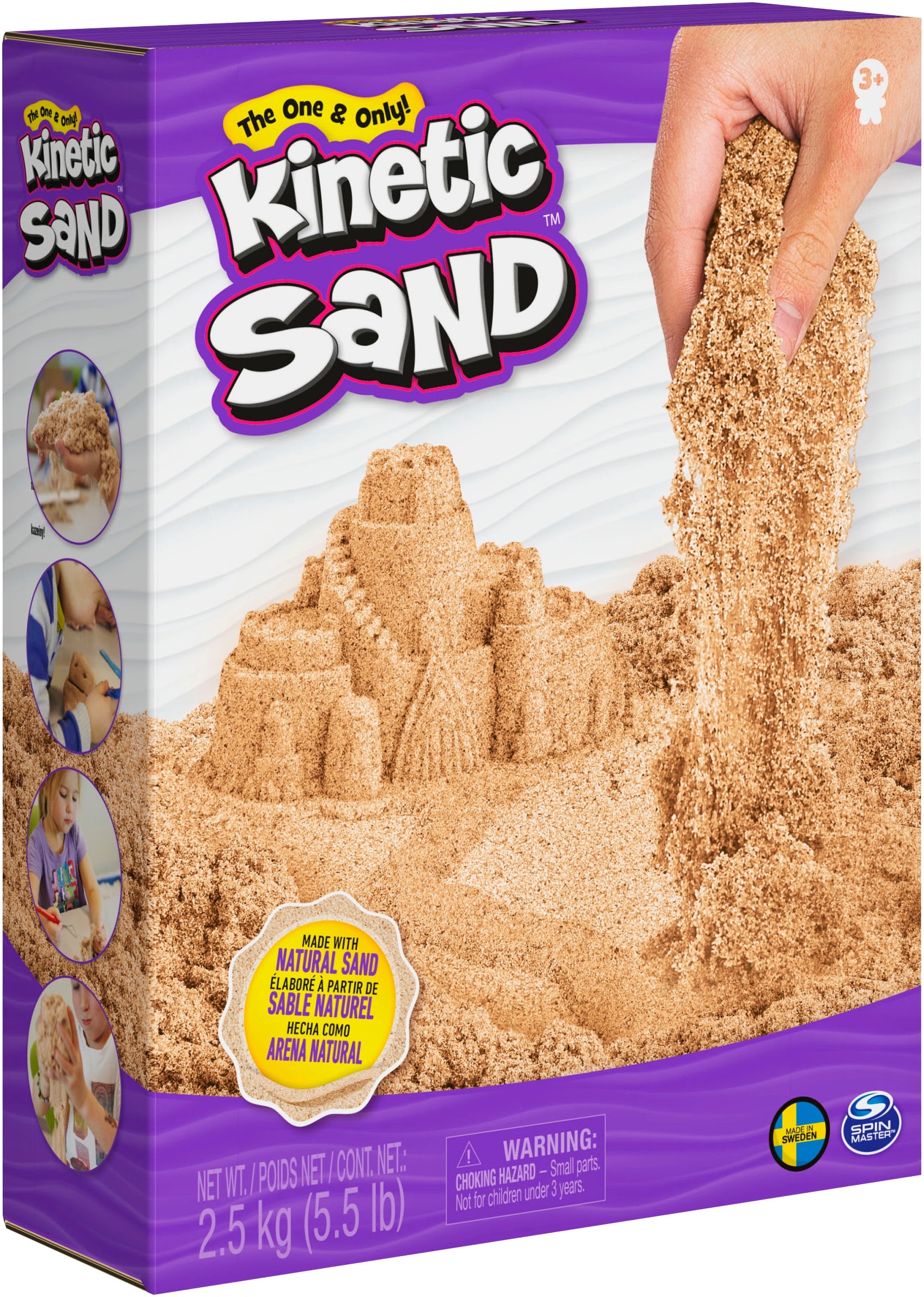 Spin Master Kreativset »Kinetic Sand - Braun 2,5 kg«