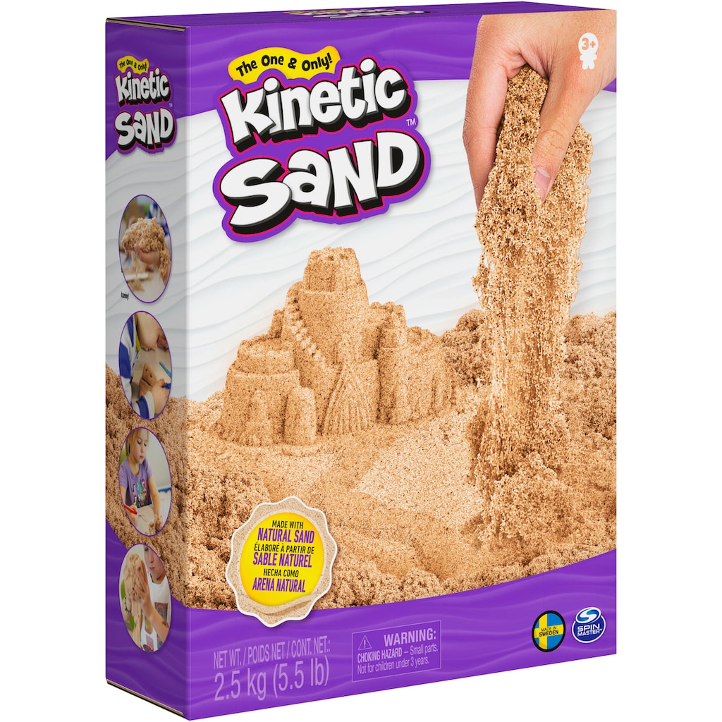 Spin Master Kreativset »Kinetic Sand - Braun 2,5 kg«