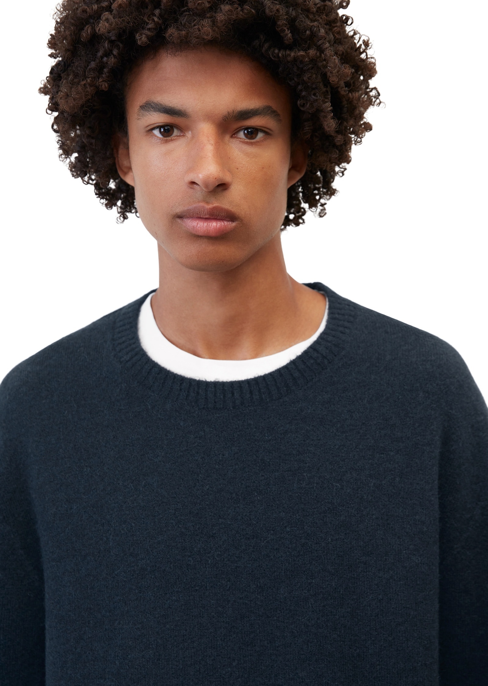 Marc O'Polo DENIM Rundhalspullover »aus weichem Alpaca-Wool-Bend«