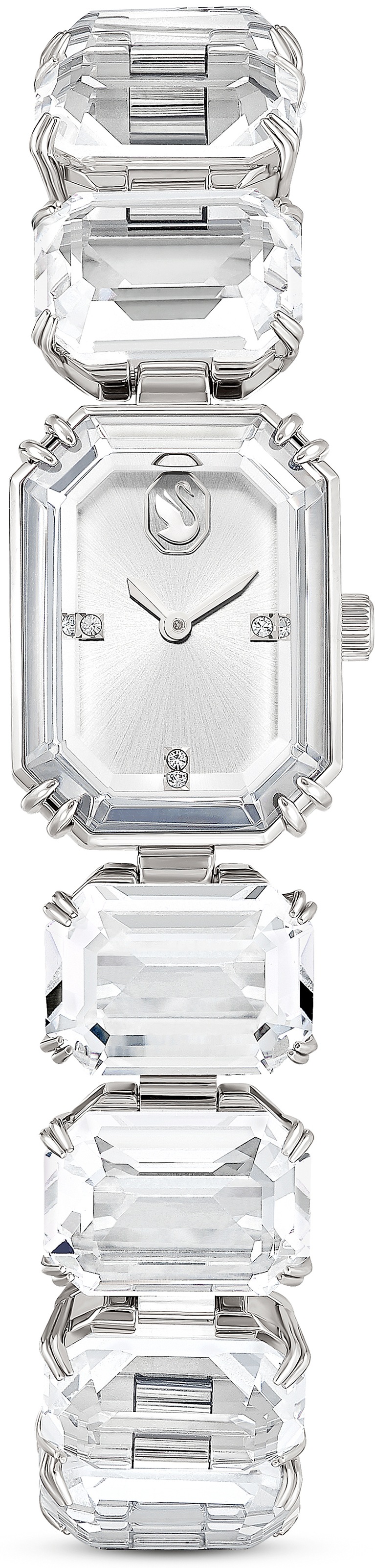 Swarovski Quarzuhr »Millenia, 5621173«, Armbanduhr, Damenuhr, Swarovski-Kristalle, Swiss Made