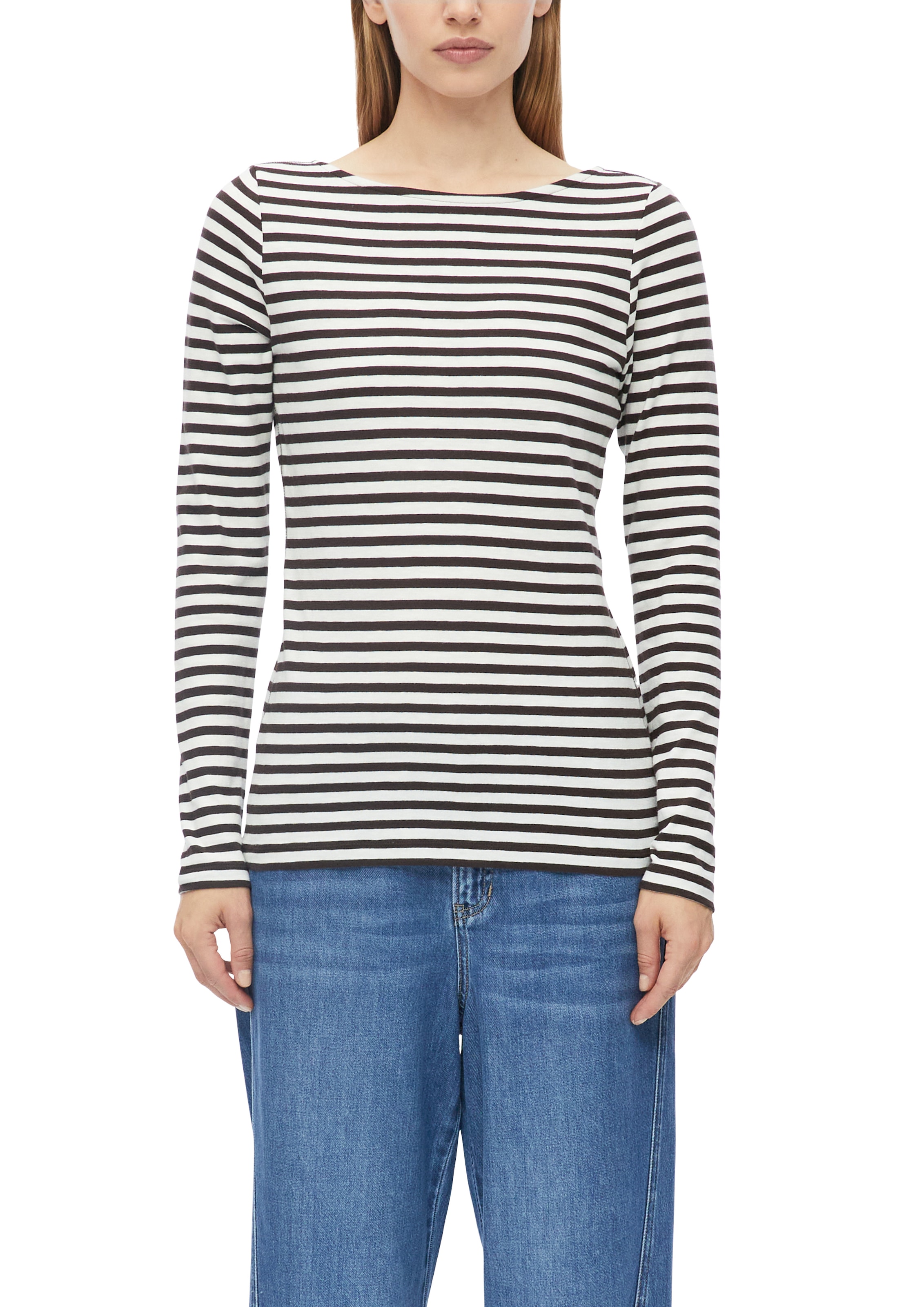 s.Oliver Langarmshirt im Streifen-Muster