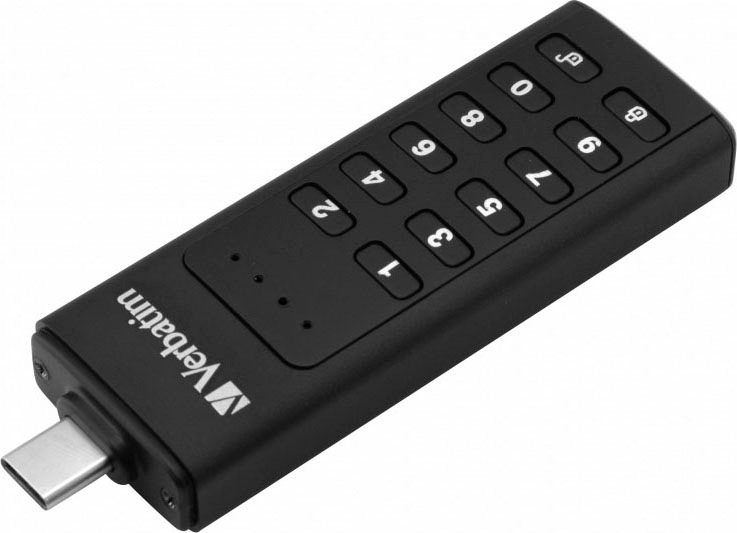 Verbatim USB-Stick »Keypad Secure 32GB« (32GB GB USB 3.2 Lesegeschwindigkeit 160 MB/s)