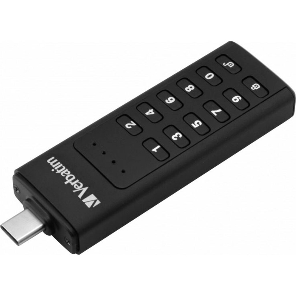 Verbatim USB-Stick »Keypad Secure 32GB«, (USB 3.2 Lesegeschwindigkeit 160 MB/s)