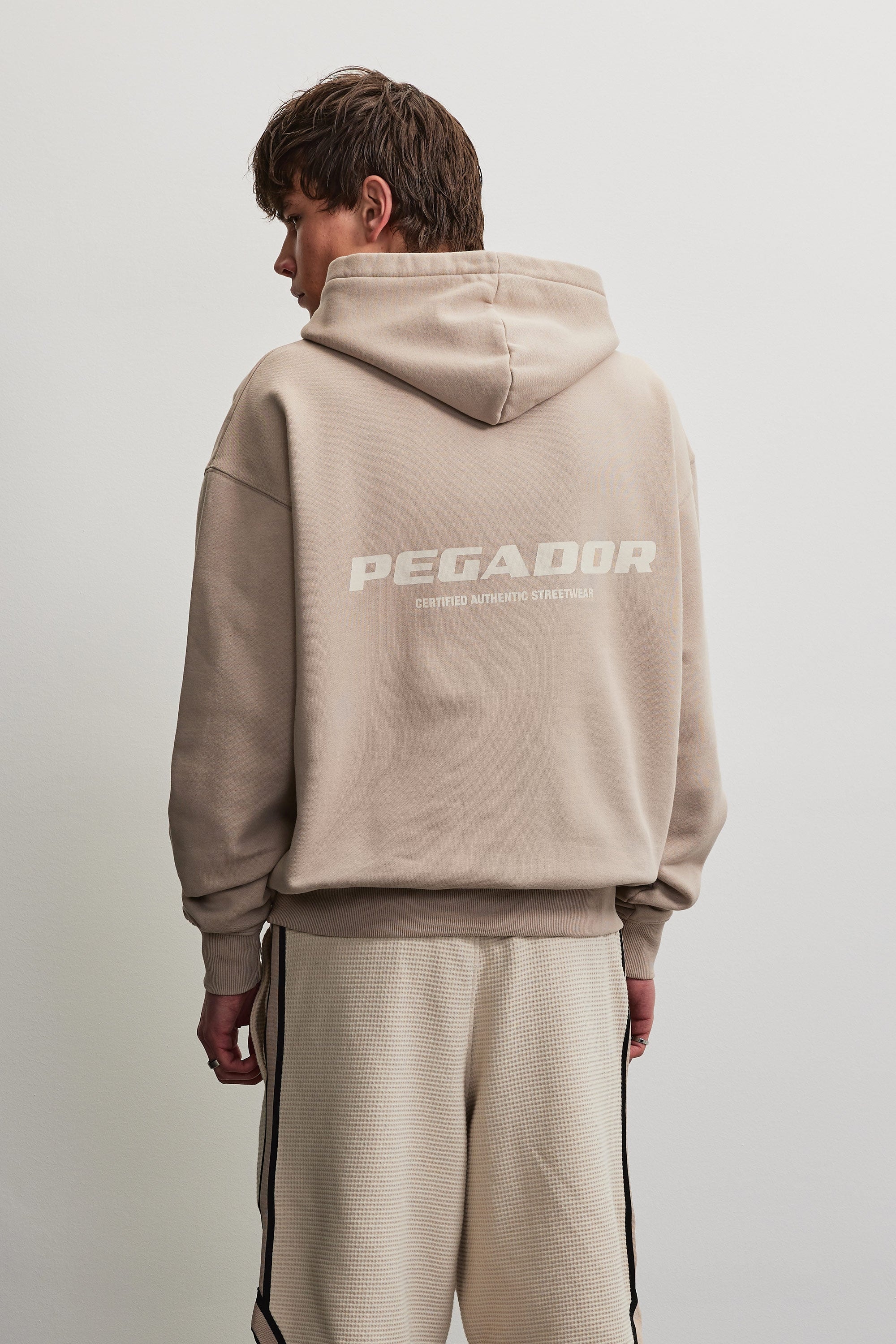 PEGADOR Kapuzensweatshirt »COLNE LOGO OVERSIZED HOODIE«, Baumwollmischung, oversize
