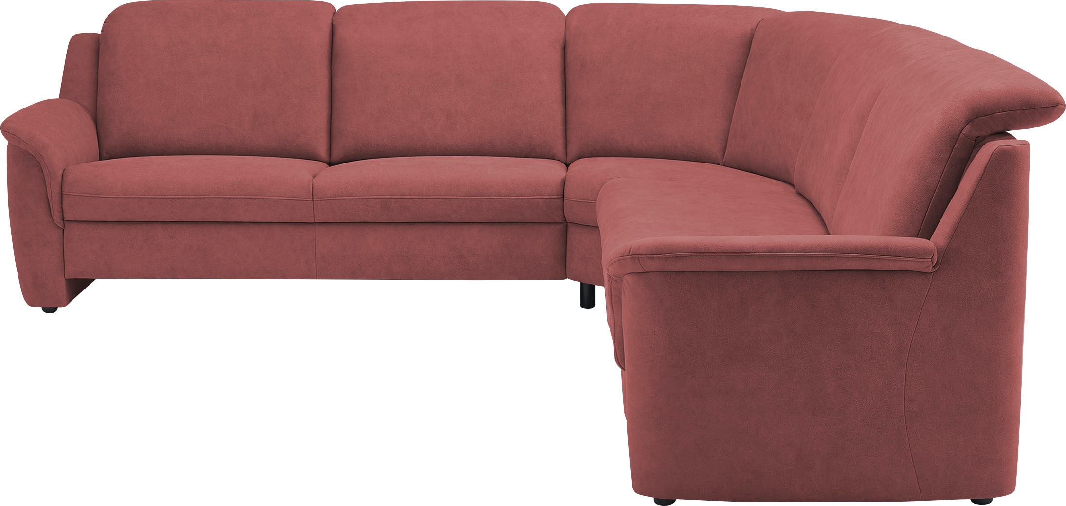 VILLA BECK Ecksofa »Garda L-Form«, (4 St.), inklusive Kopfteilverstellung, Stellmaß 309x277 cm
