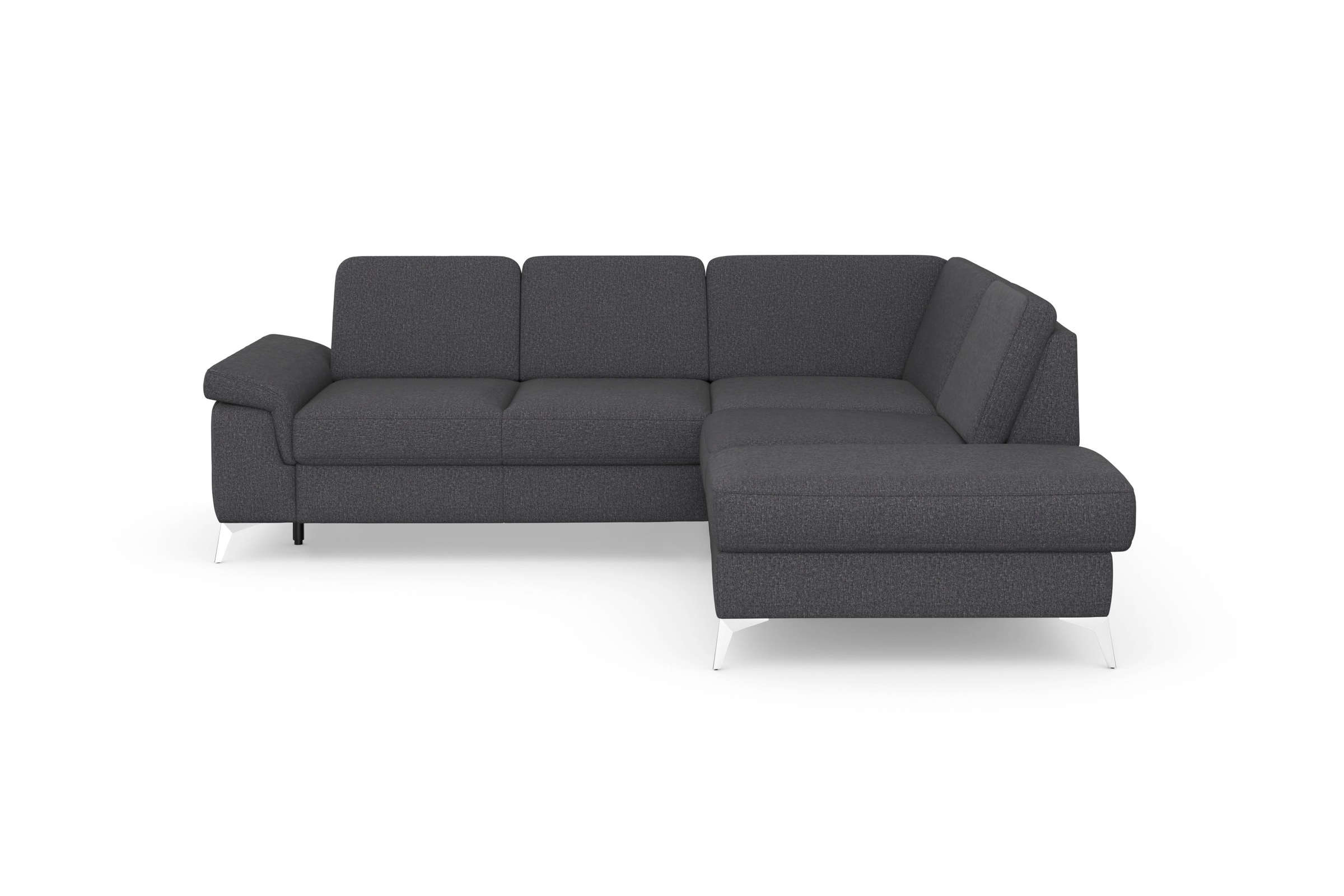 sit&more Ecksofa »Padua L-Form«, inklusive Sitztiefenverstellung, Armteilfunktion und Federkern