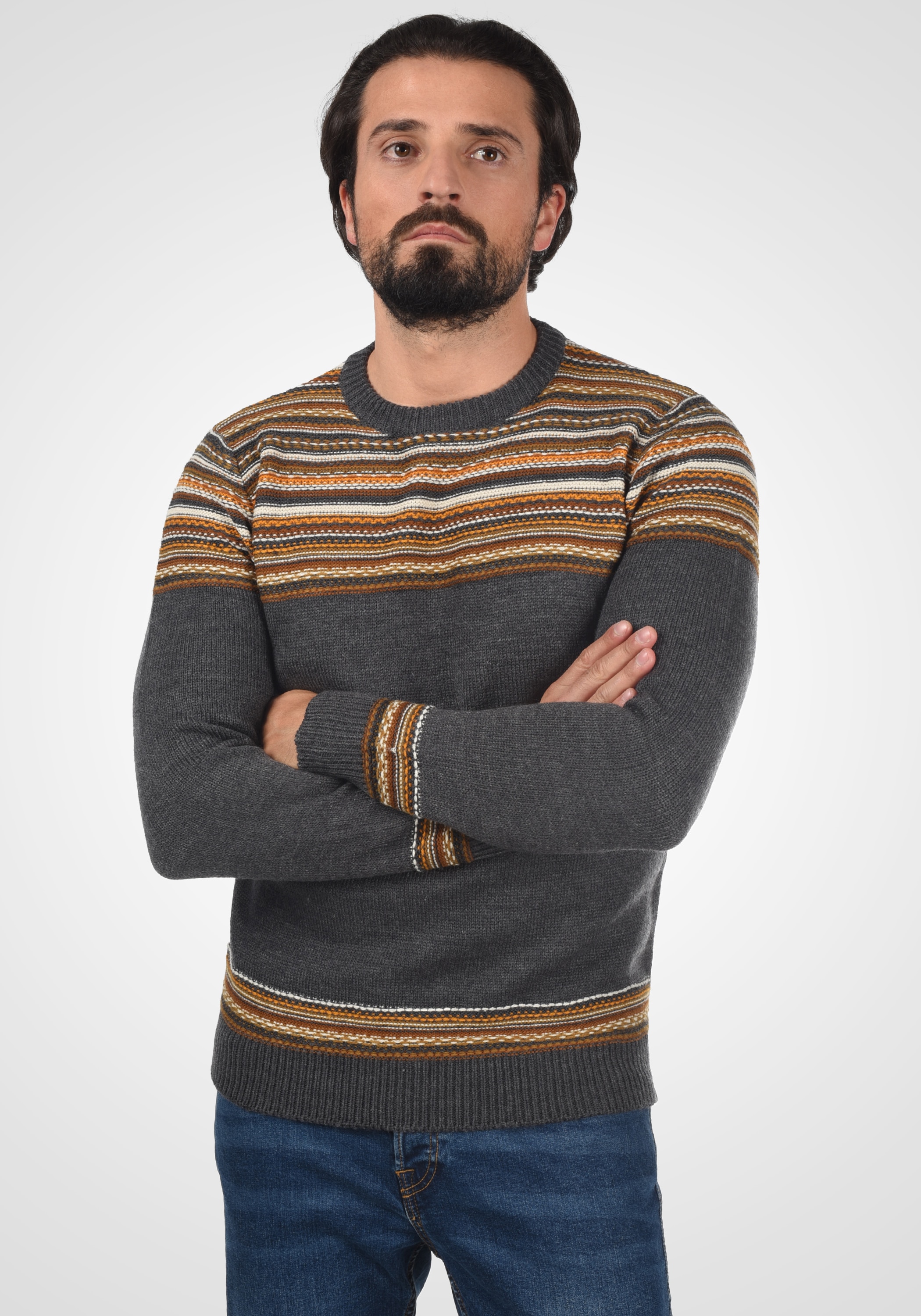 Indicode Strickfleece-Pullover »Strickpullover IDLurdes«
