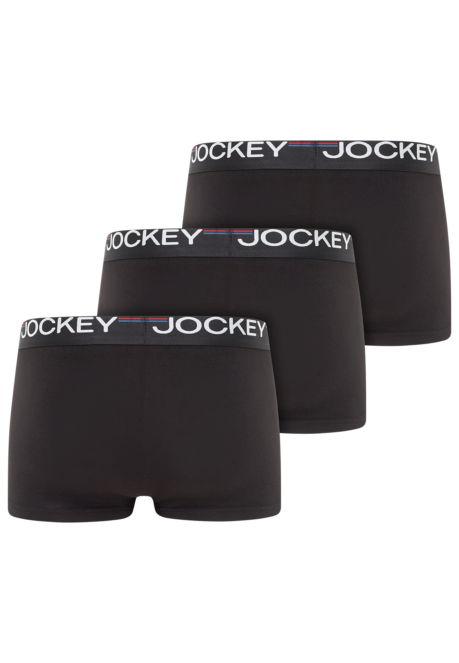 Jockey Trunk »Cotton Stretch« 3er Pack,  (3er Pack), atmungsaktiv, passgenau mit Stretchanteil