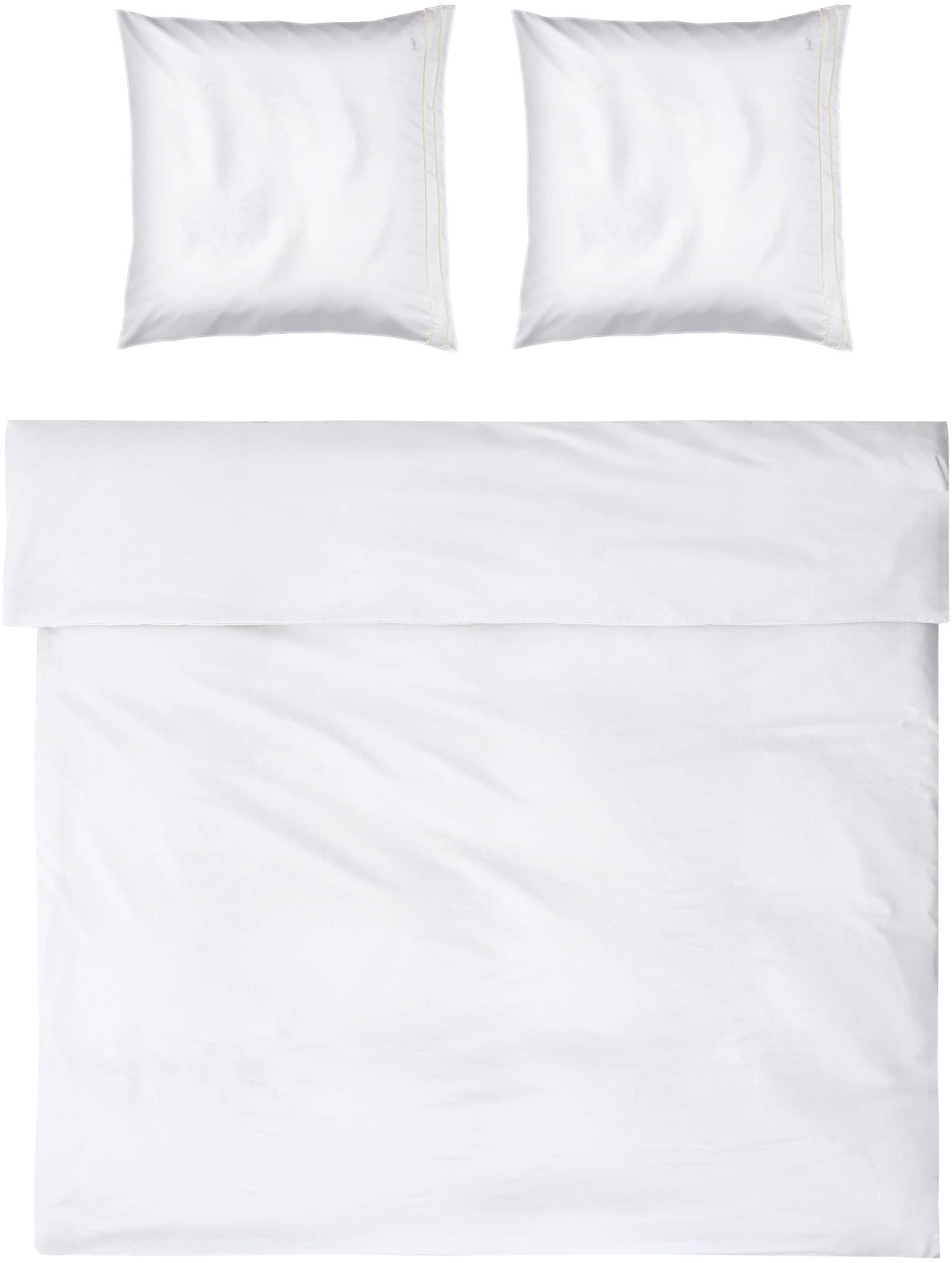 Möve Bettwäsche "Möve Noblesse Bettwäsche Set" 2 Stk. tlg. mit eleganten Bi günstig online kaufen