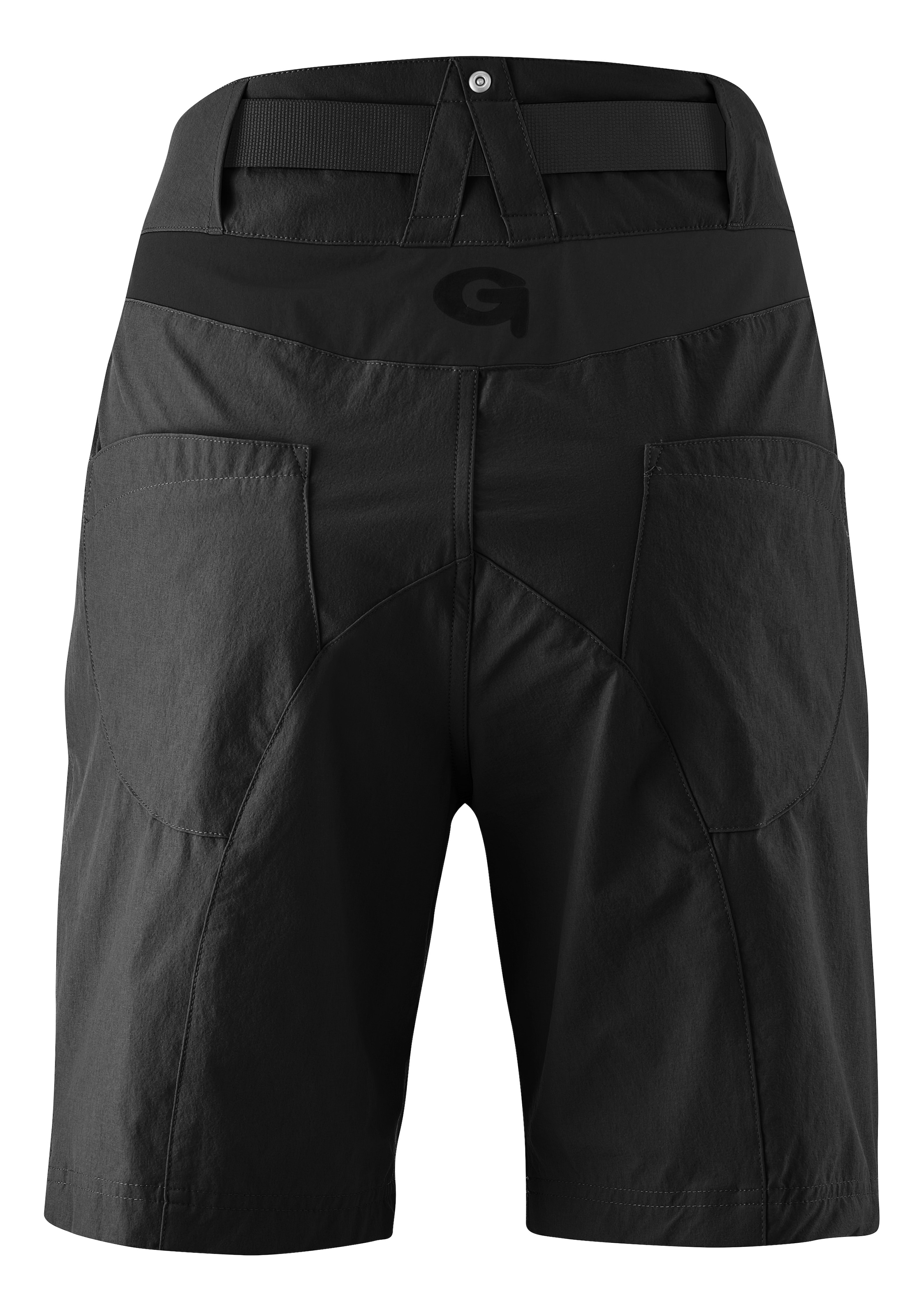 Gonso Fahrradhose »Mira Basic«, kurze Damen Radhose mit Sitzpolster, wasserabweisend, inkl. Gürtel