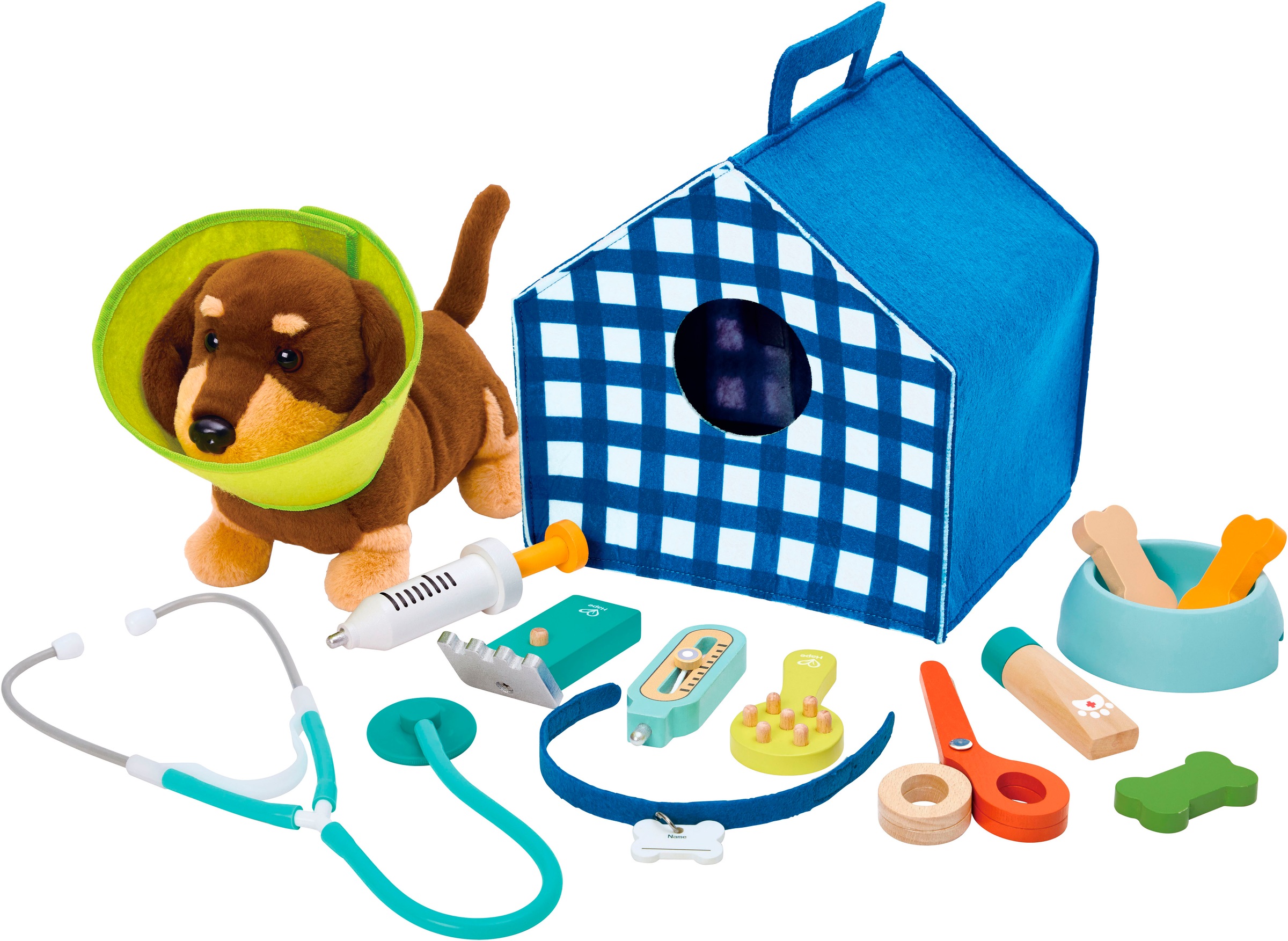Hape Spielzeug-Arztkoffer »Tierarzt«, (Set), inklusive Hund; mit Sound
