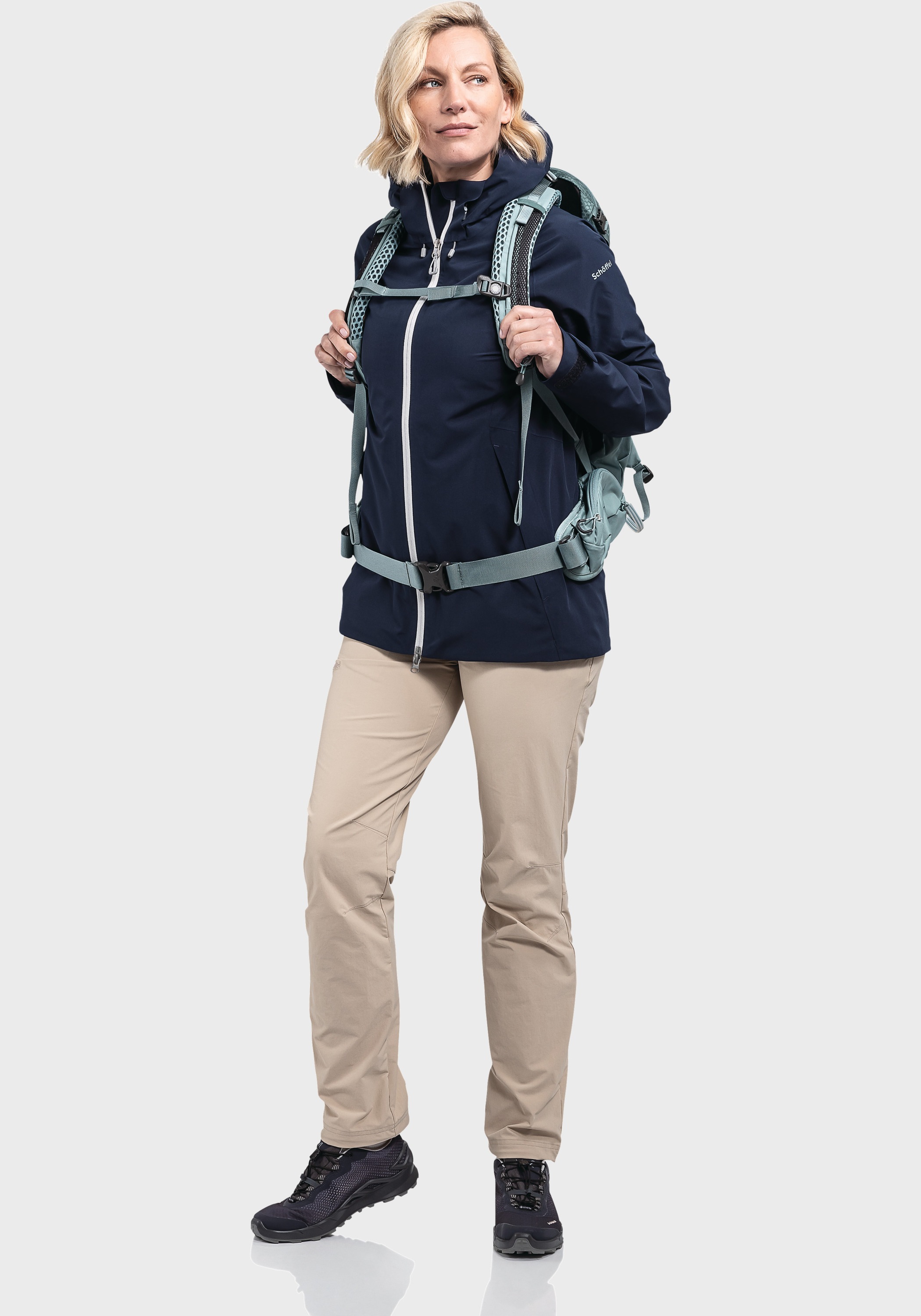 Schöffel Outdoorjacke »2L Jacket Ankelspitz L«, mit Kapuze