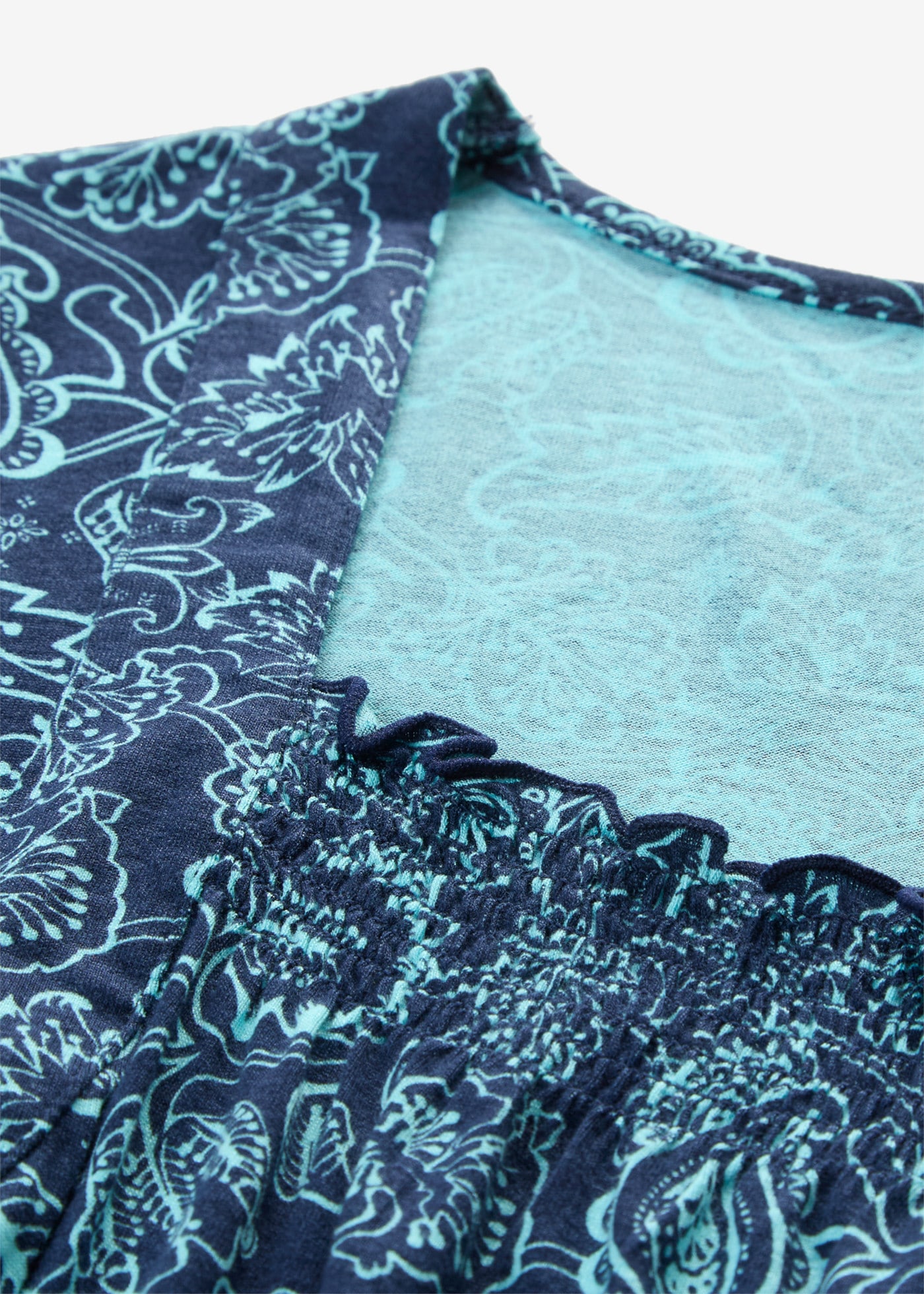 bonprix Tunikashirt mit gerafftem Ausschnitt, in A-Linie, Kurzarm-Design