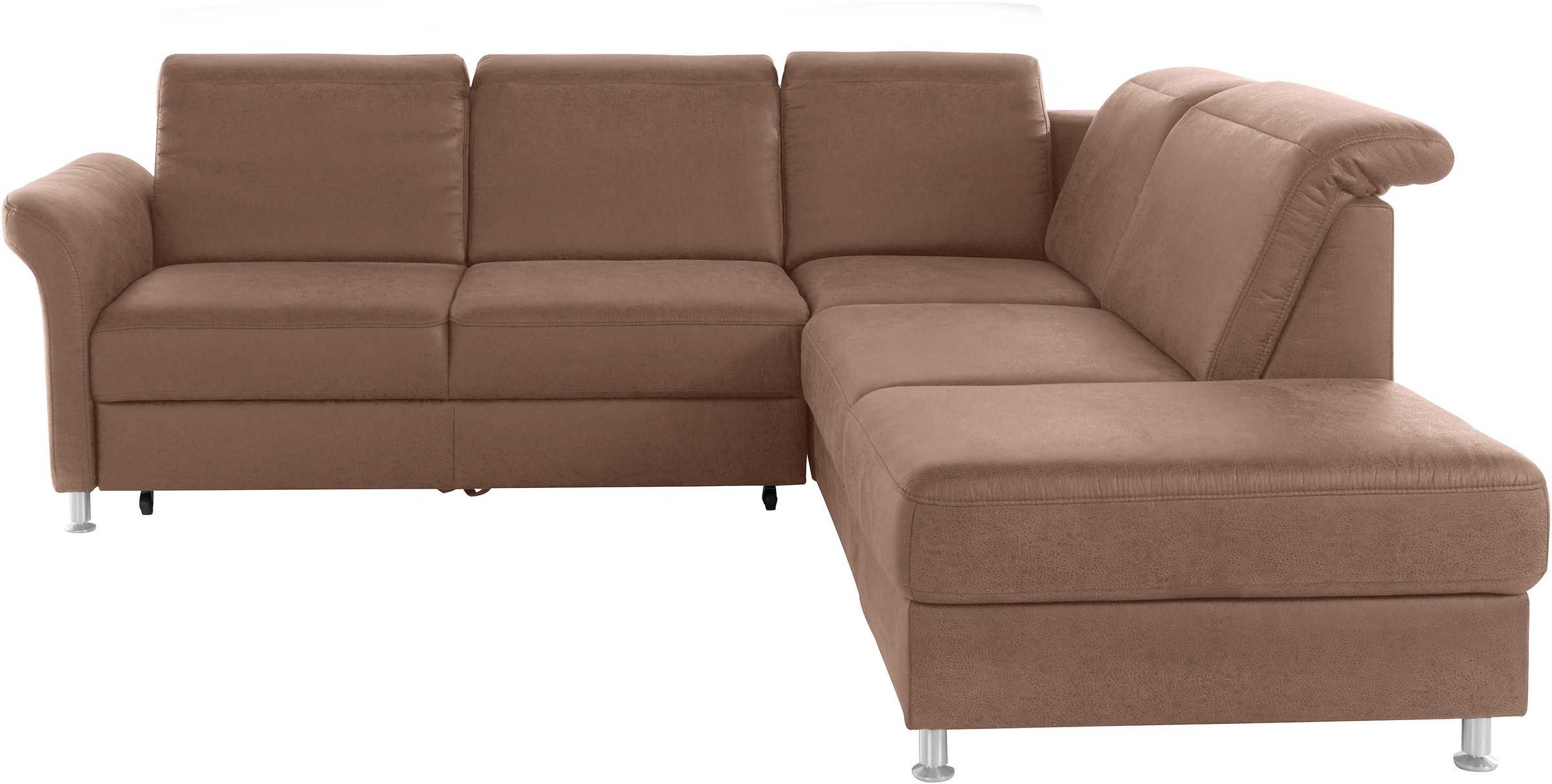 sit&more Ecksofa "Darwin L-Form", inklusive Federkern, wahlweise mit Kopfte günstig online kaufen
