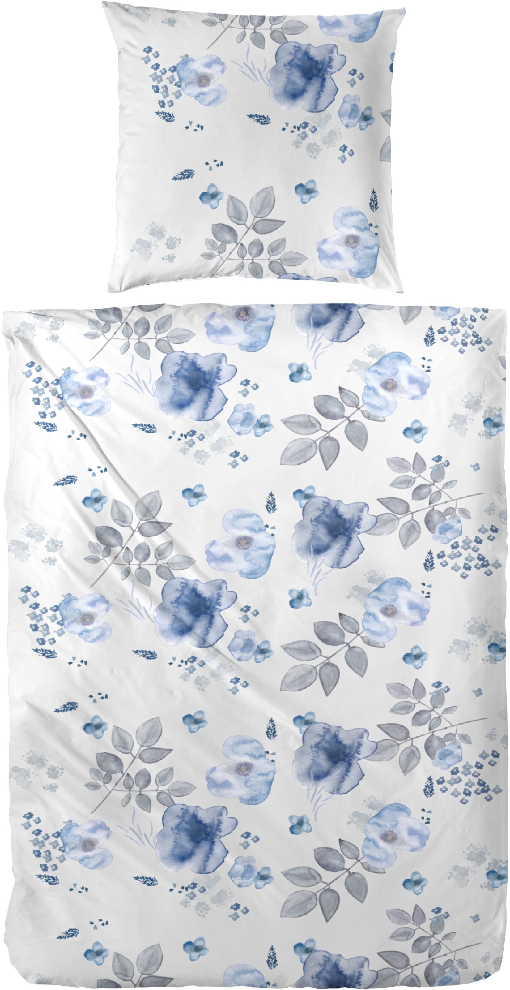 Primera Bettwäsche "Biber Bettwäsche "Flowerful"" 2 Stk. tlg. Mit romantisc günstig online kaufen