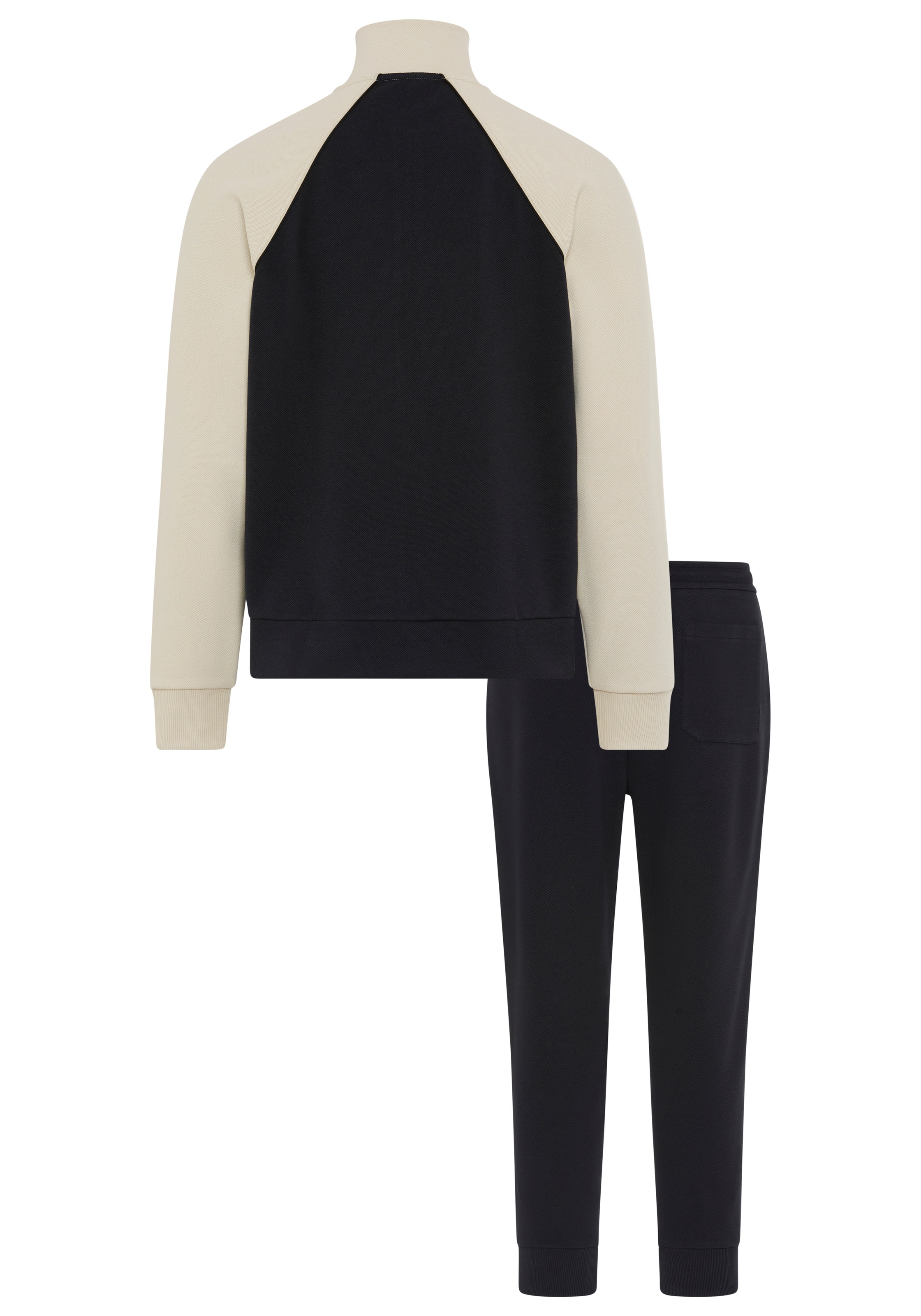 BOSS GREEN Jogginganzug Set, 2 tlg., Trainingsanzug Stehkragen, kontrastfar günstig online kaufen