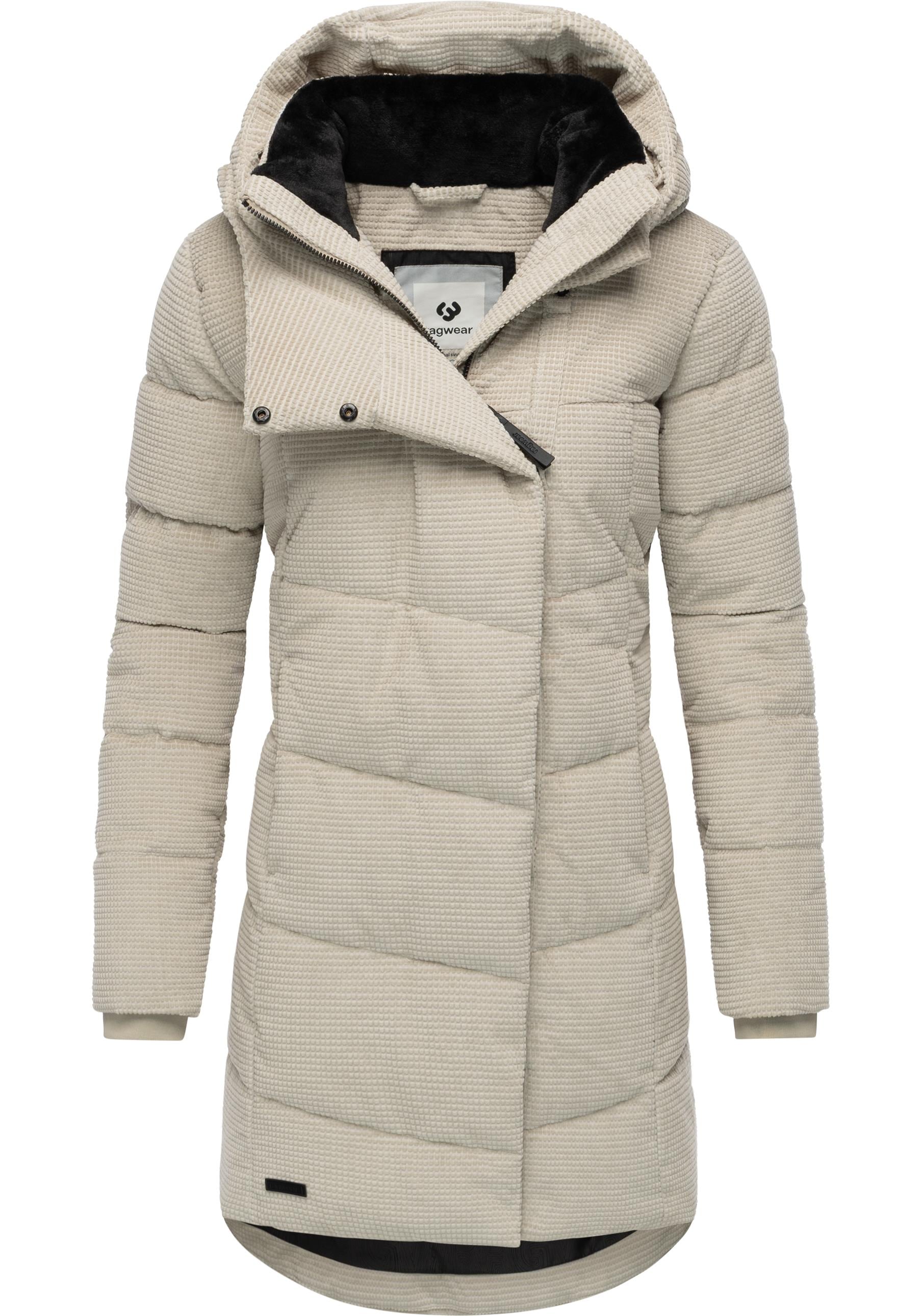 Ragwear Wintermantel »Pavla Cordy YOUMODO«, Wasserdichter Steppmantel in Kord-Optik