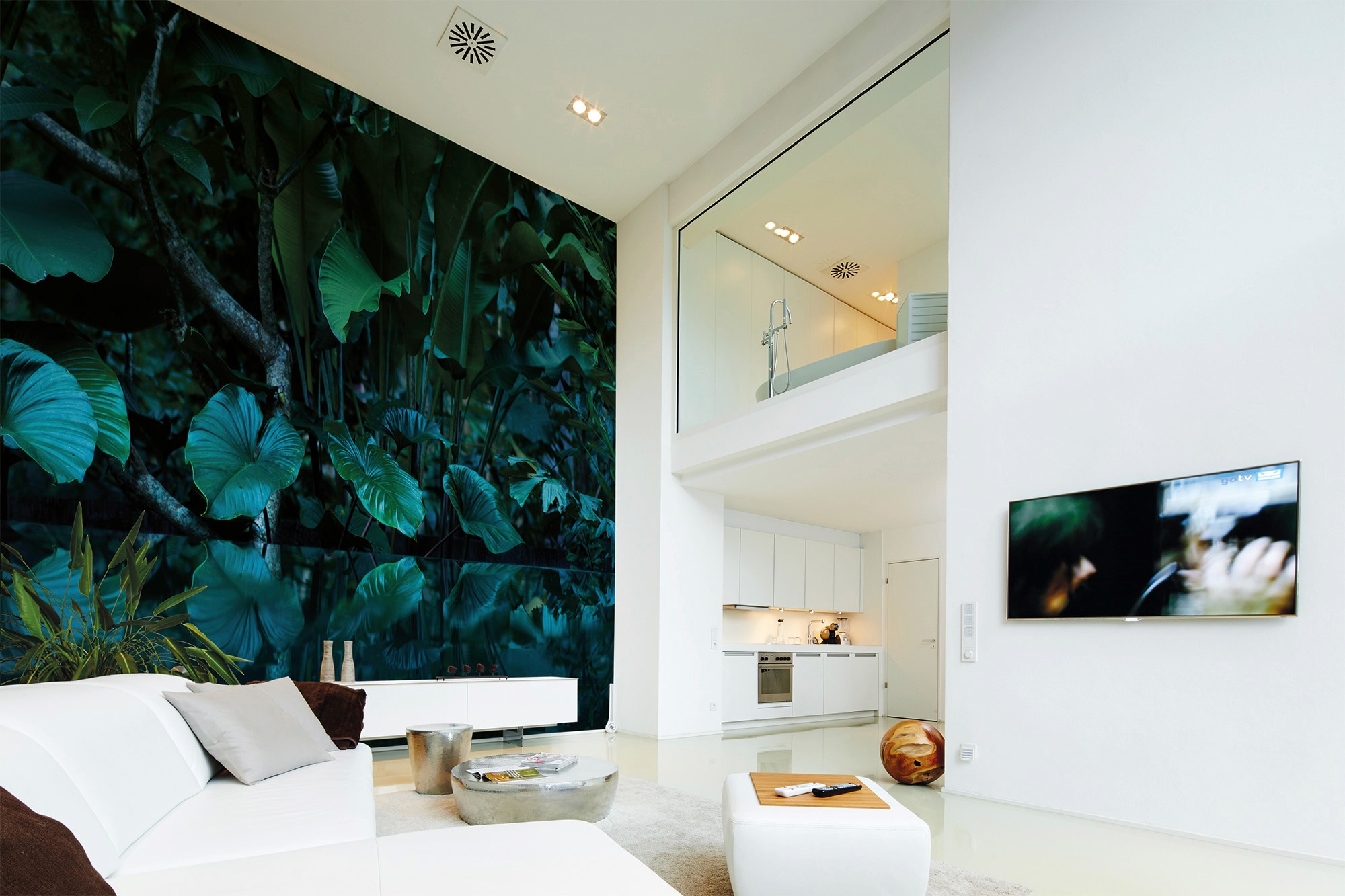 living walls Fototapete »Designwalls Tropical«, Vlies, Wand, Schräge, Decke