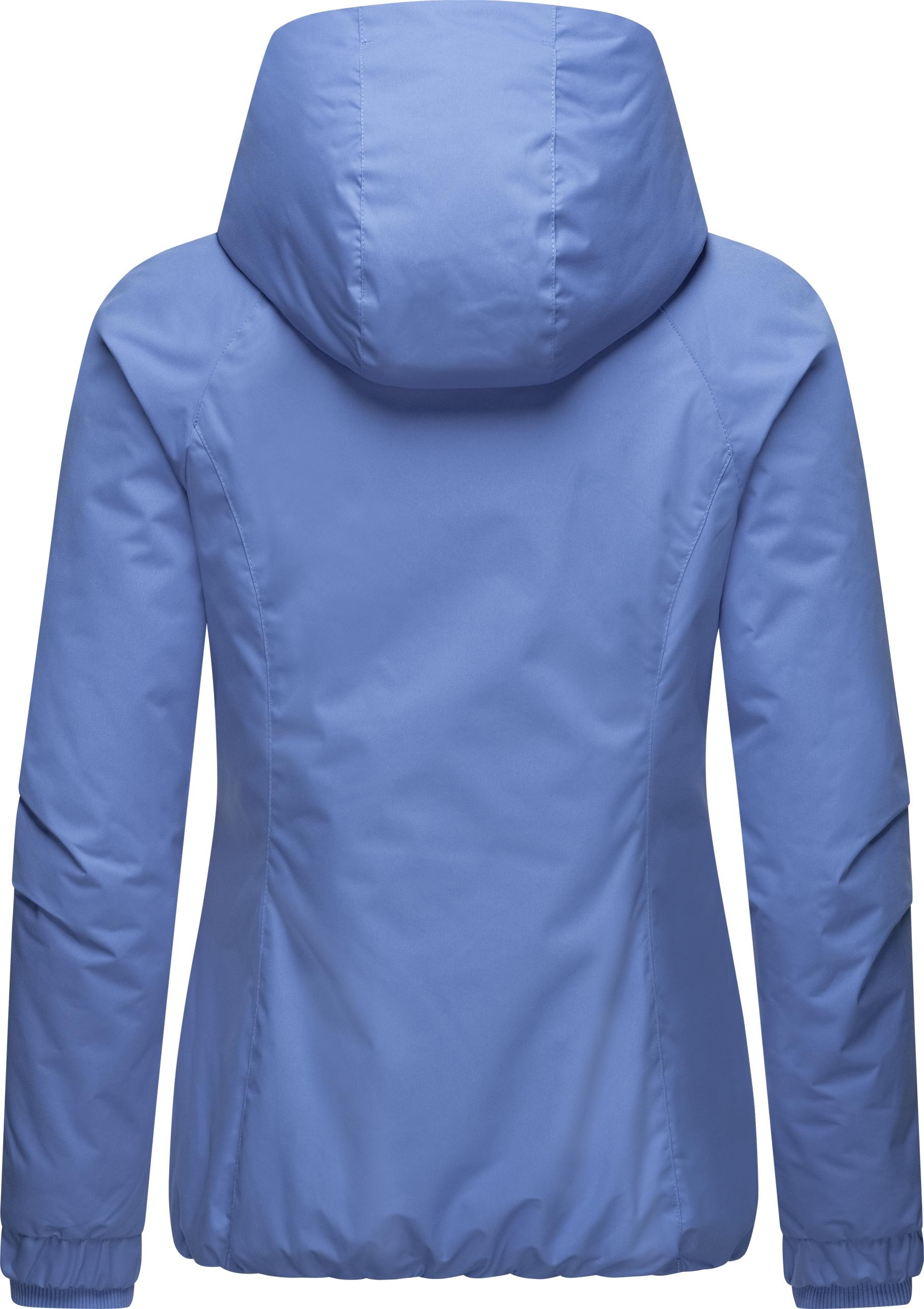 Winterjacke RAGWEAR "Dizzie Warm", Damen, Gr. L (40), blau, Obermaterial: 100% Polyester; Innenfutter: 100% Polyester; Wattierung: 100% Polyester, Basic, figurumspielend hüftbedeckend, Ärmel ohne Ärmelschlitz Rippbündchen mit Gummizug, Jacken Winterjacke, 2