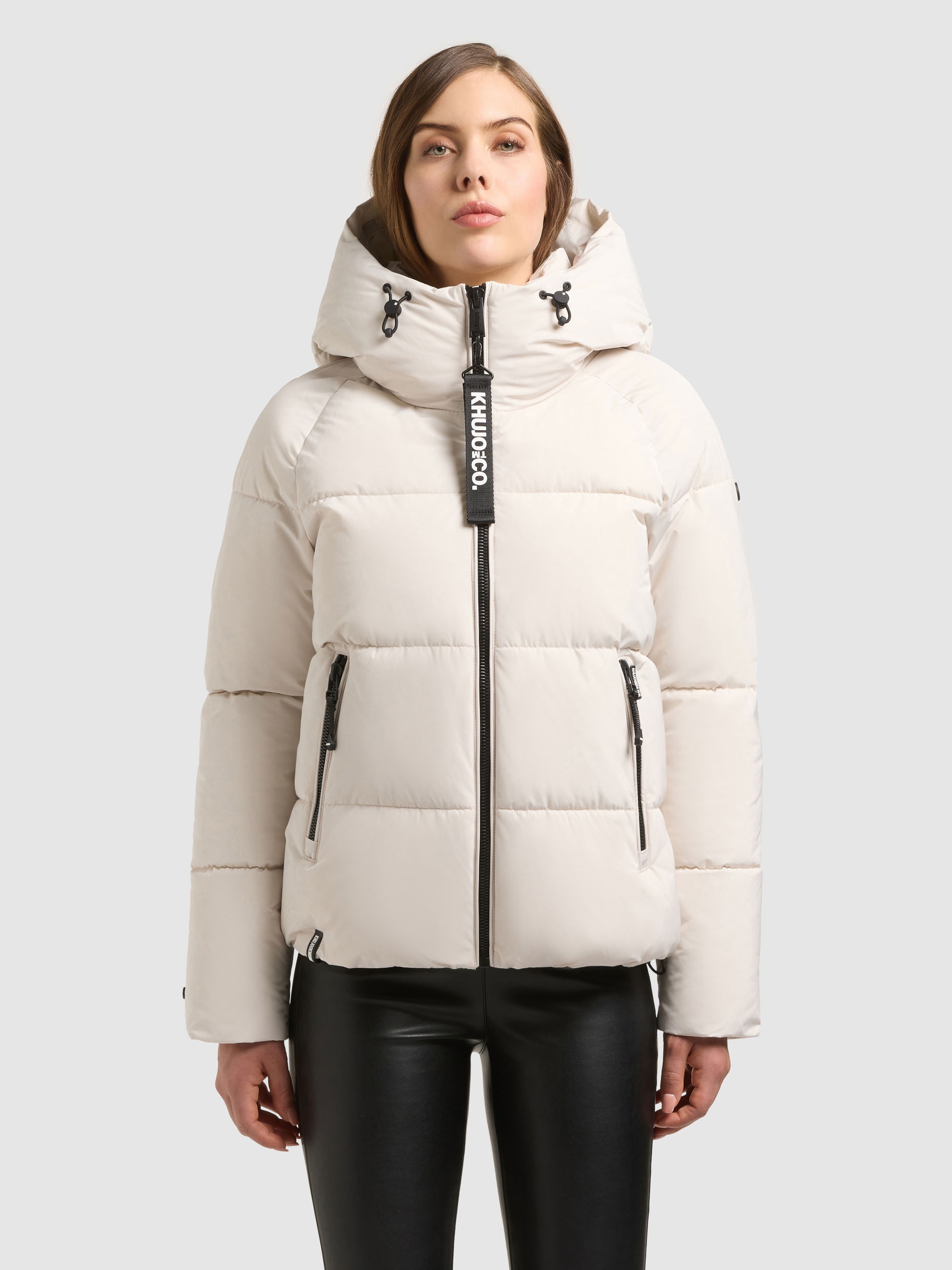 khujo Steppjacke »ONO2« mit Kapuze