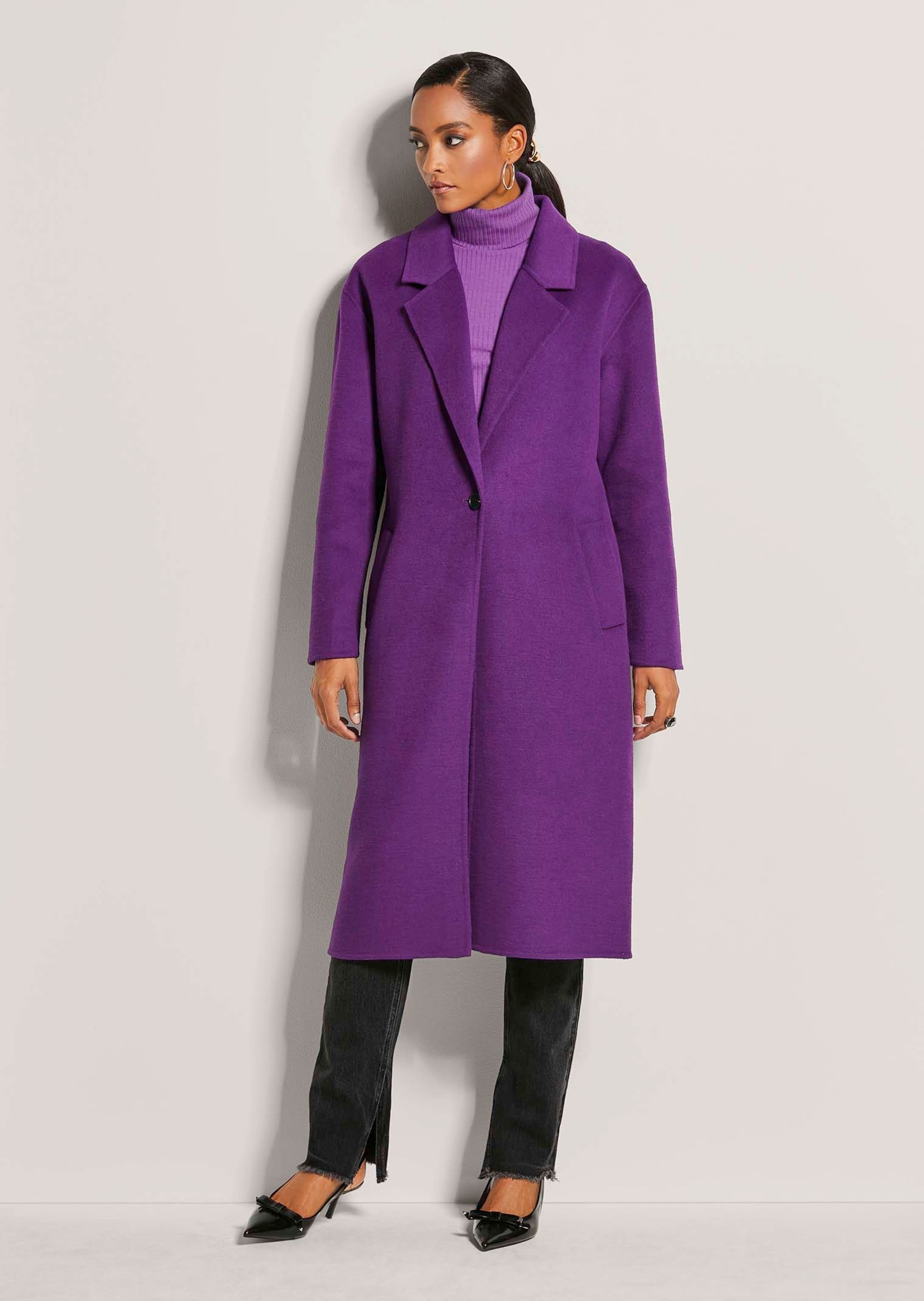 MADELEINE Langmantel »Mantel Taillierter Mantel aus Wolle«