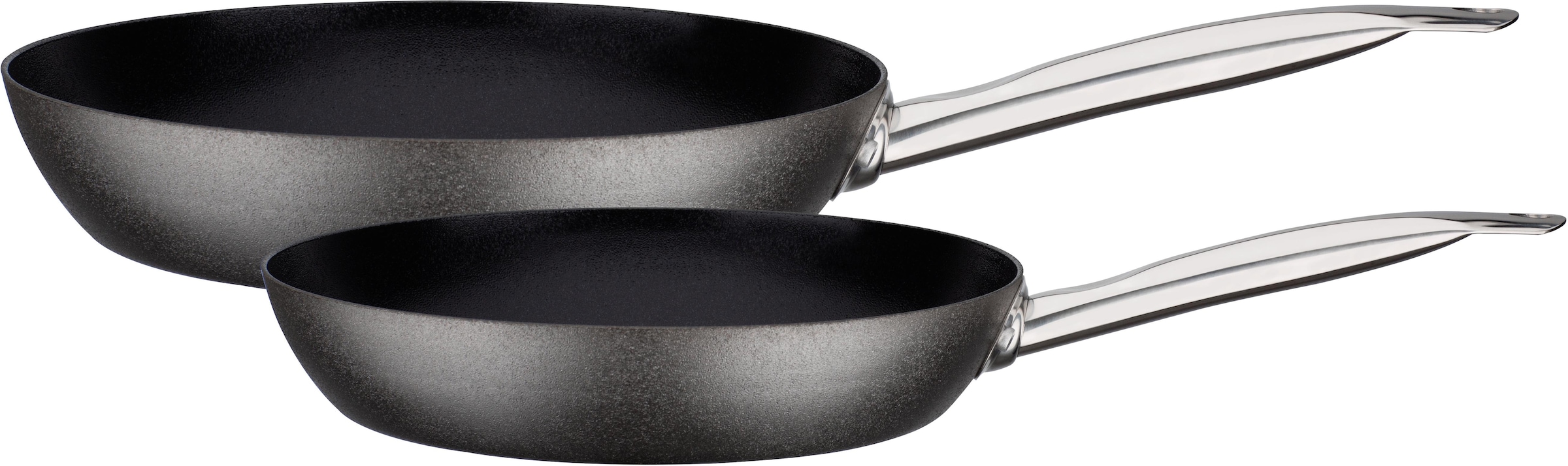 GSW Pfannen-Set "Avanti" Karbon-Stahl Set, 1x Bratpfanne Ø 24 cm, 1x Bratpf günstig online kaufen