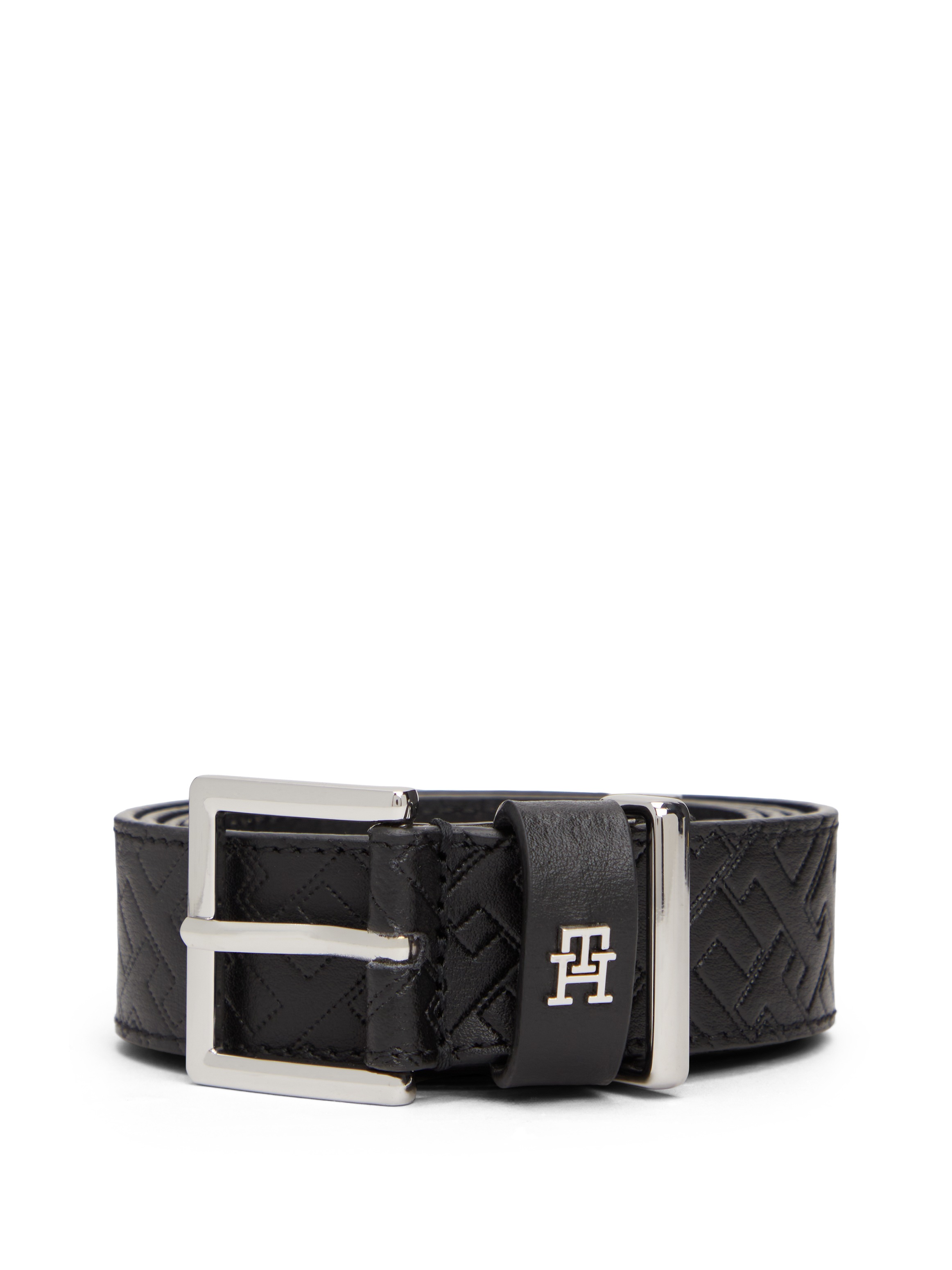 Tommy Hilfiger Ledergürtel "TH SQUARE MONO" mit TH-Monogramm, Breite: 3 cm günstig online kaufen